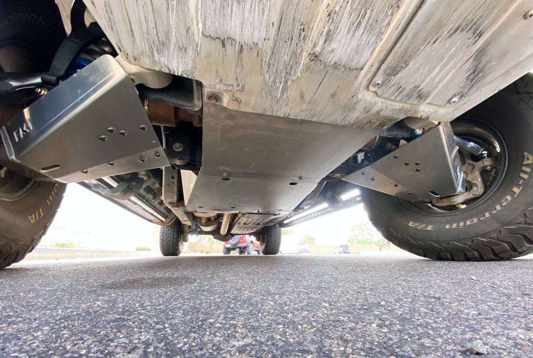 Foutz Motorsports Front Lower A-Arm Skid Plate Kit for Stock Arm 2017-2020 Ford F-150 Raptor