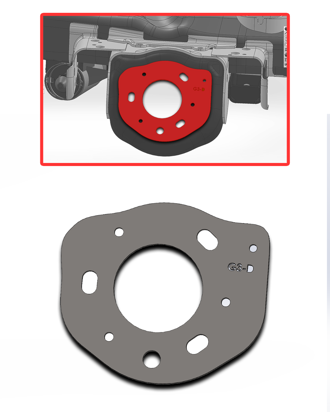 Foutz Motorsports Coil Bucket Reinforcement Plate Kit 2021-2023 Ford F-150 Raptor