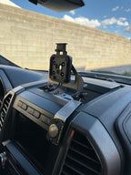 Foutz Motorsports Center Dash Fold Down GPS Mount (Garmin TREAD XL) 2017-2020 Ford F-150 Raptor