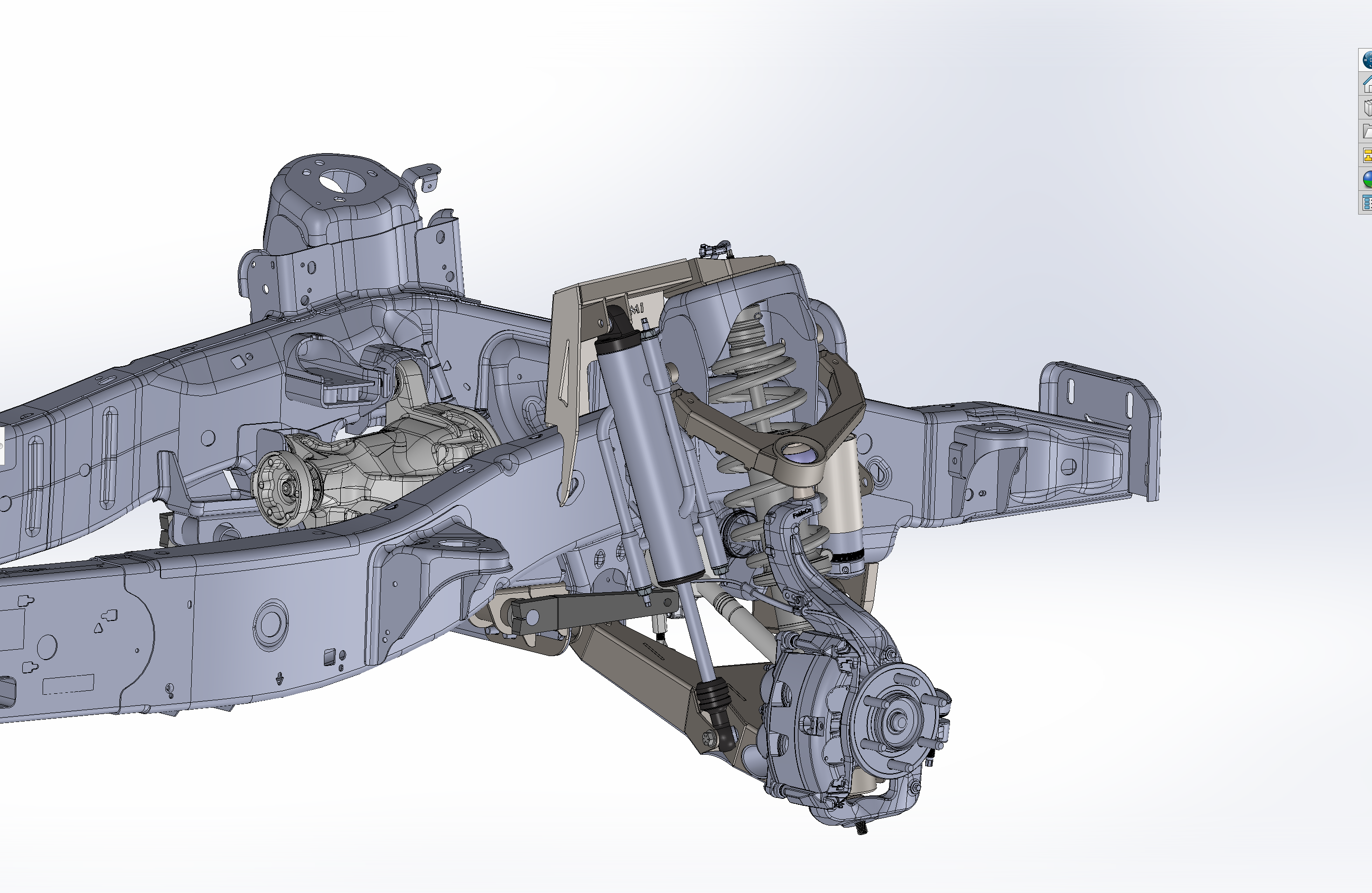 Foutz Motorsports Mid Travel Front Suspension Kit, with Fabricated Upper Arm 2017-2020 Ford F-150 Raptor