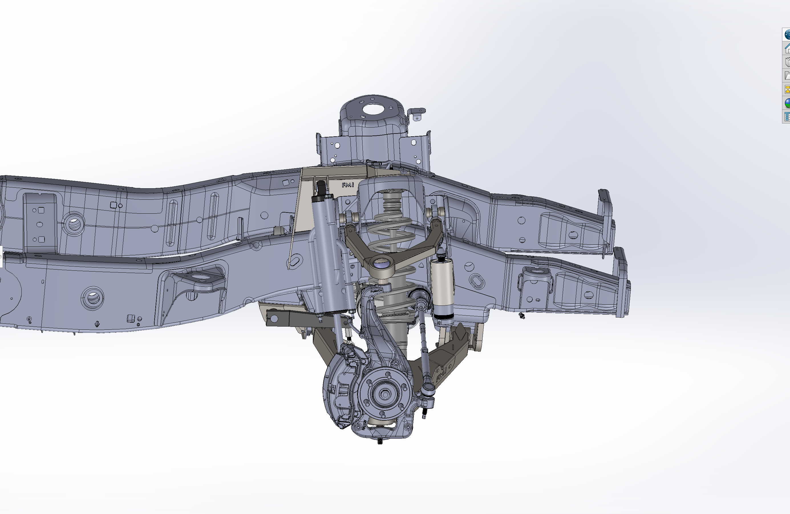 Foutz Motorsports Mid Travel Front Suspension Kit, with Fabricated Upper Arm 2017-2020 Ford F-150 Raptor