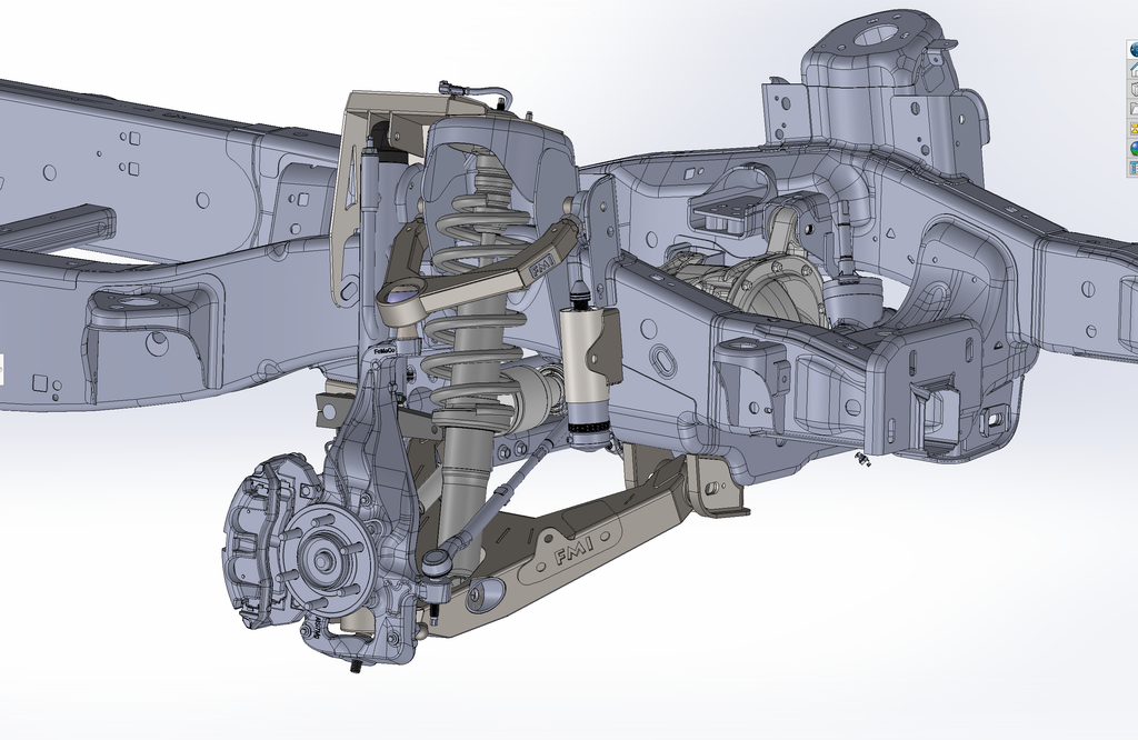 Foutz Motorsports Mid Travel Front Suspension Kit, with Fabricated Upper Arm 2017-2020 Ford F-150 Raptor