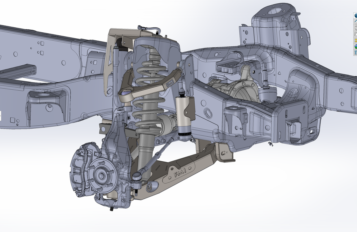 Foutz Motorsports Mid Travel Front Suspension Kit, with Fabricated Upper Arm 2017-2020 Ford F-150 Raptor