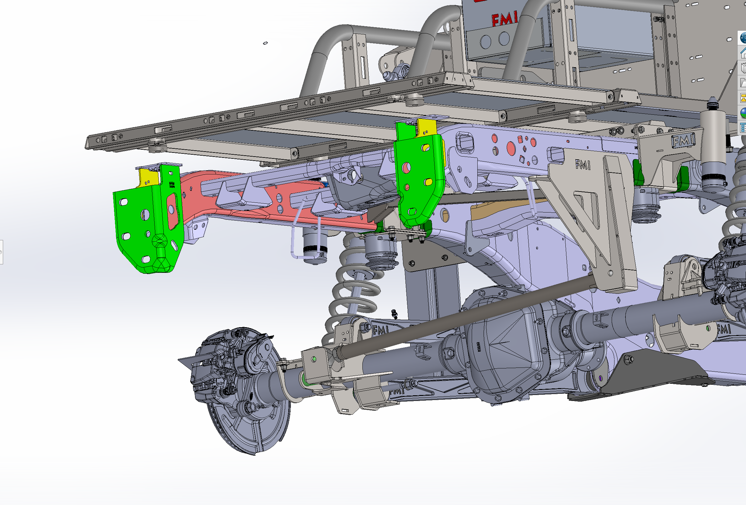 Foutz Motorsports Panhard Bar Rear Frame Mount, Long Travel Suspension Version 2021-2023 Ford F-150 Raptor