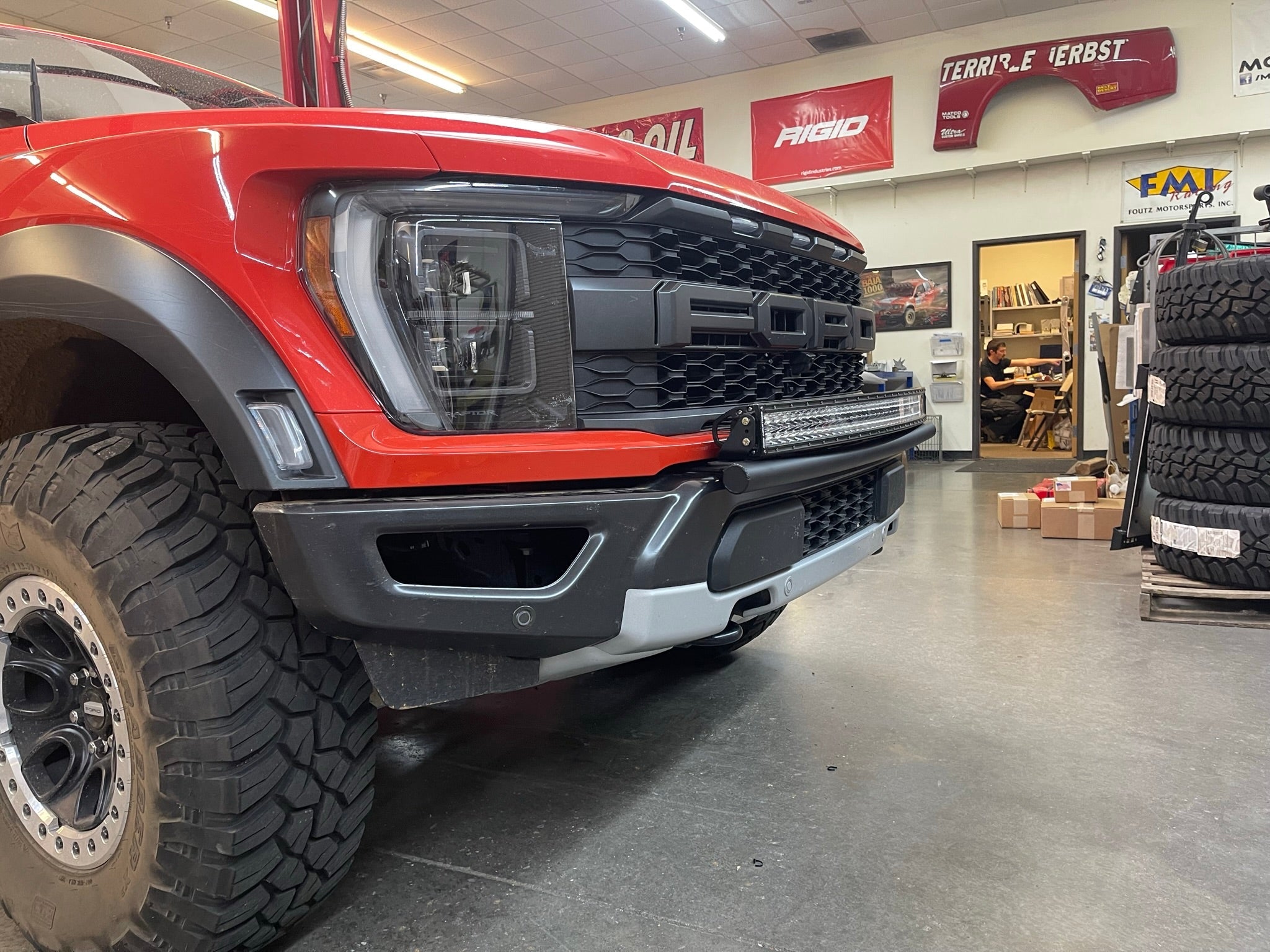 Foutz Motorsports Front Light Mount Kit (stock bumper) - Use Any Light 2021-2023 Ford F-150 Raptor 2023 Ford F-150 Raptor R