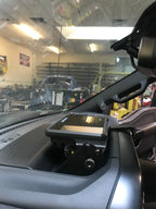 Foutz Motorsports Center Dash Fold Down GPS mount- HDS7 Carbon 2021-2023 Ford F-150 Raptor 2021-2026 Ford F-150 2023 Ford F-150 Raptor R