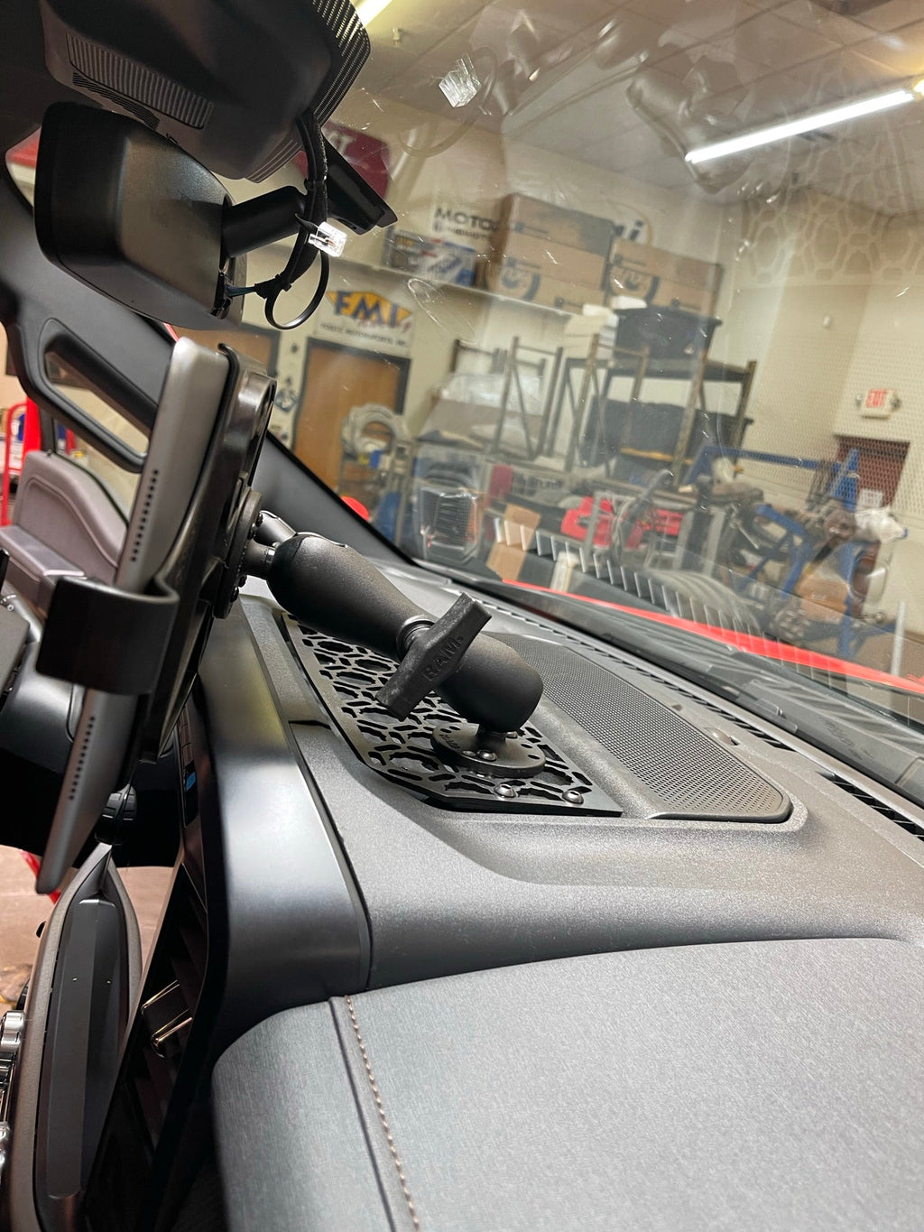 Foutz Motorsports Dash center panel kit in Hammer Black - From Adapt-a-panel 2021-2023 Ford F-150 Raptor 2023 Ford F-150 Raptor R