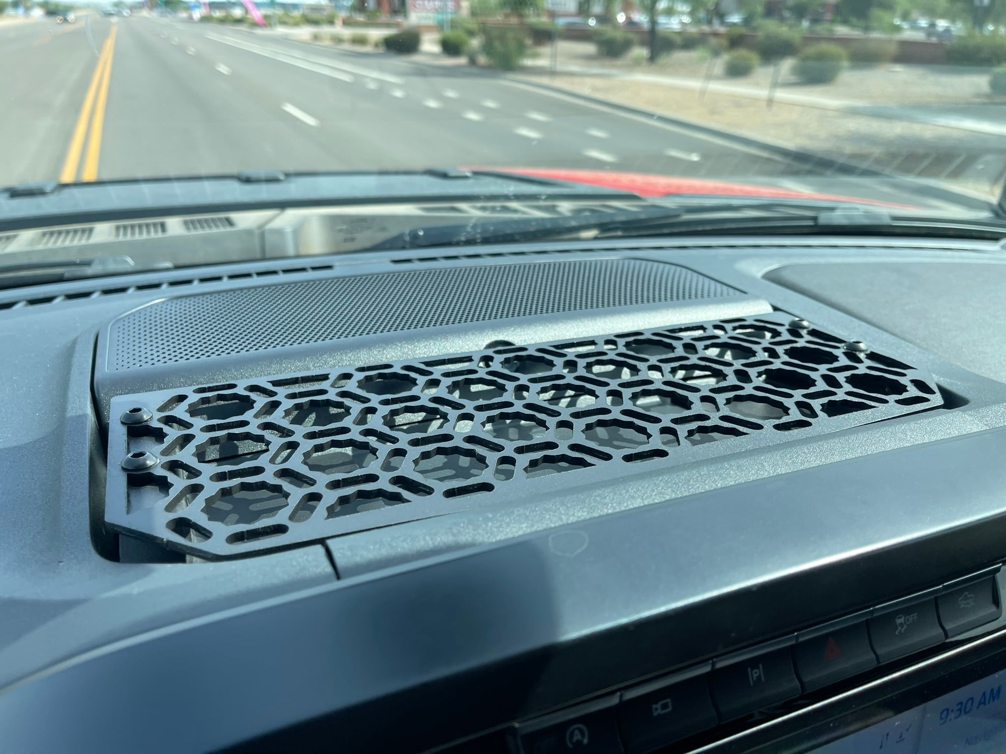 Foutz Motorsports Dash center panel kit in Hammer Black - From Adapt-a-panel 2021-2023 Ford F-150 Raptor 2023 Ford F-150 Raptor R