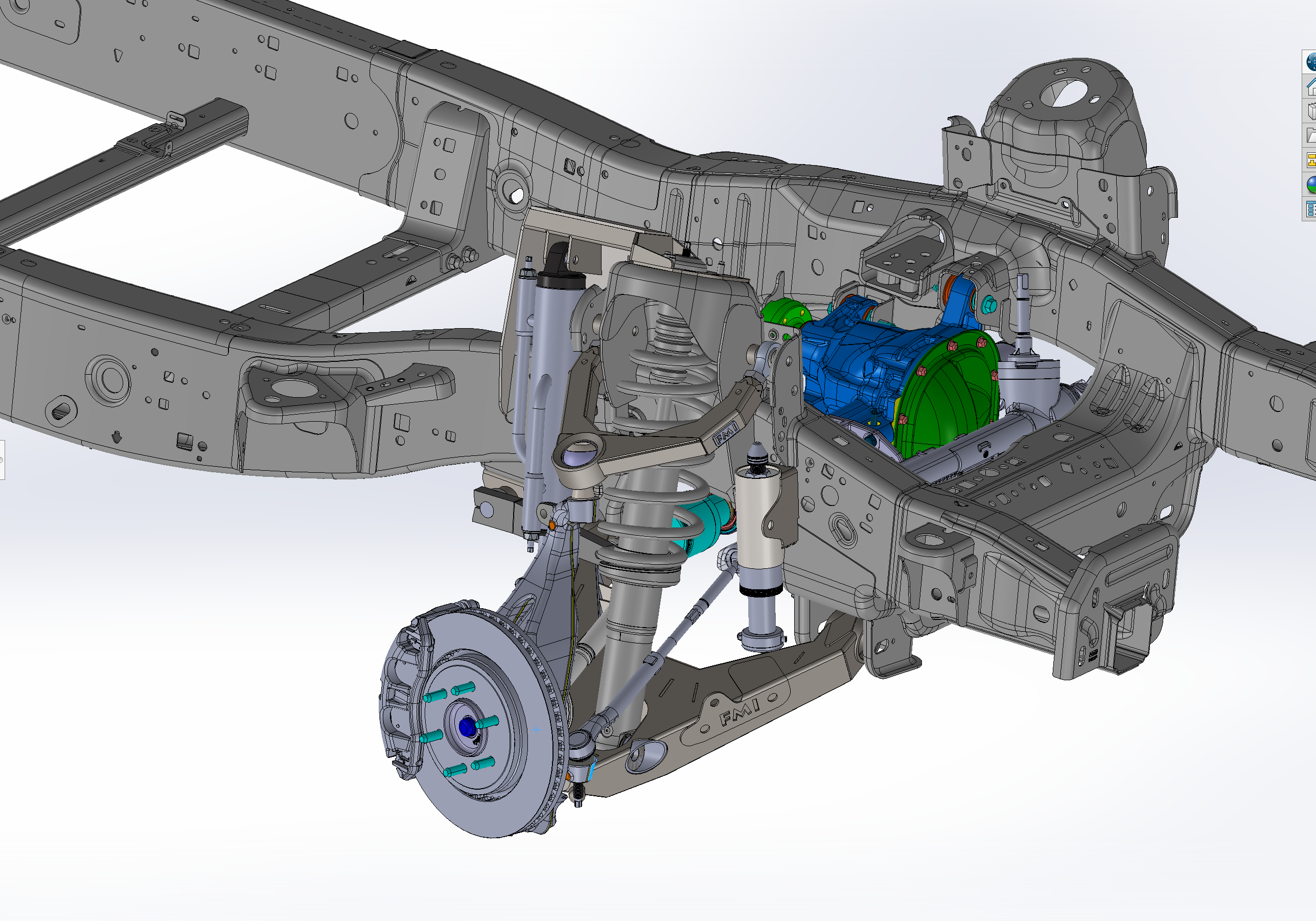 Foutz Motorsports Mid Travel Front Suspension with Billet Upper Arm 2017-2020 Ford F-150 Raptor