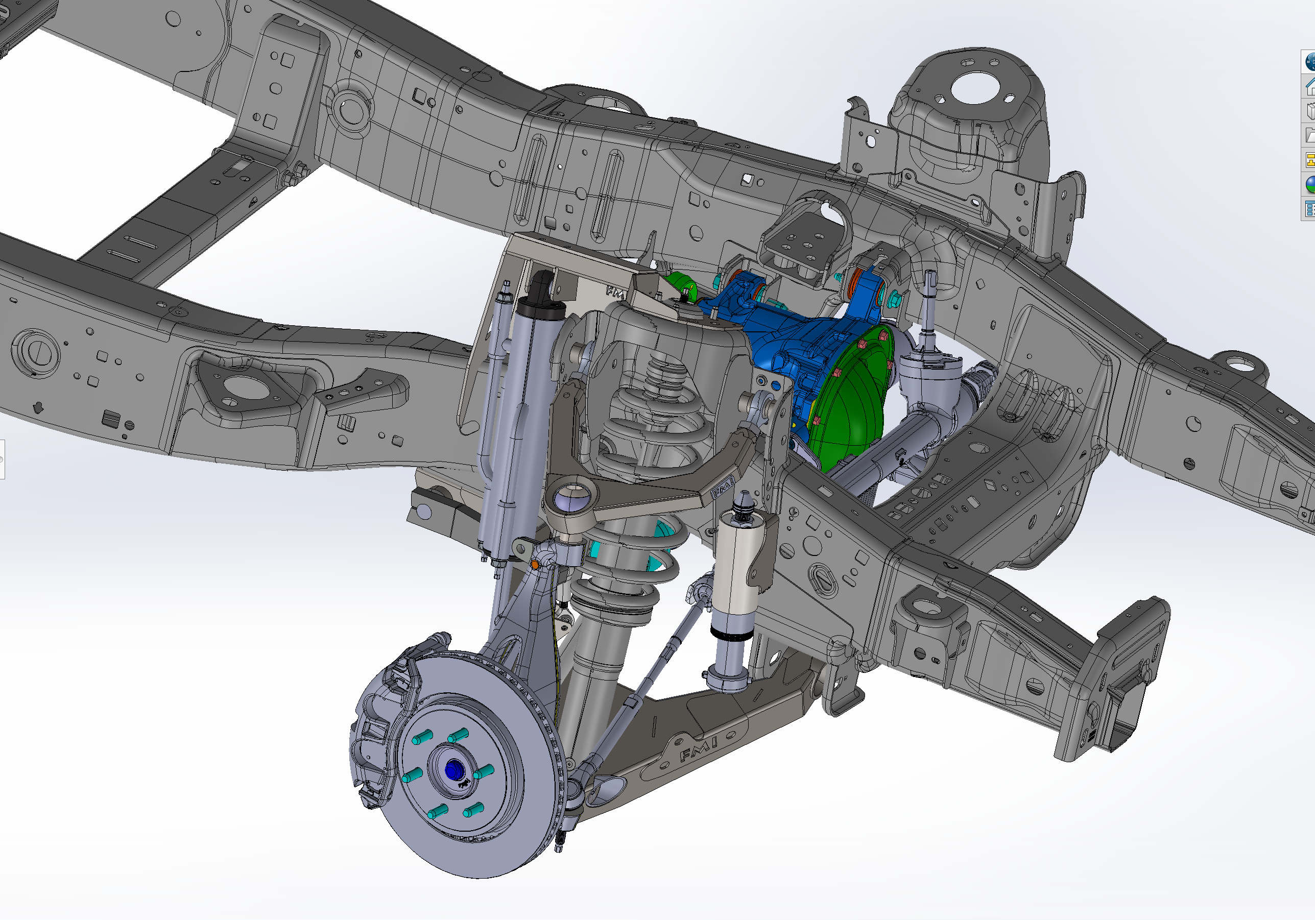Foutz Motorsports Mid Travel Front Suspension Kit with Billet Upper Arm 2010-2014 Ford F-150 SVT Raptor