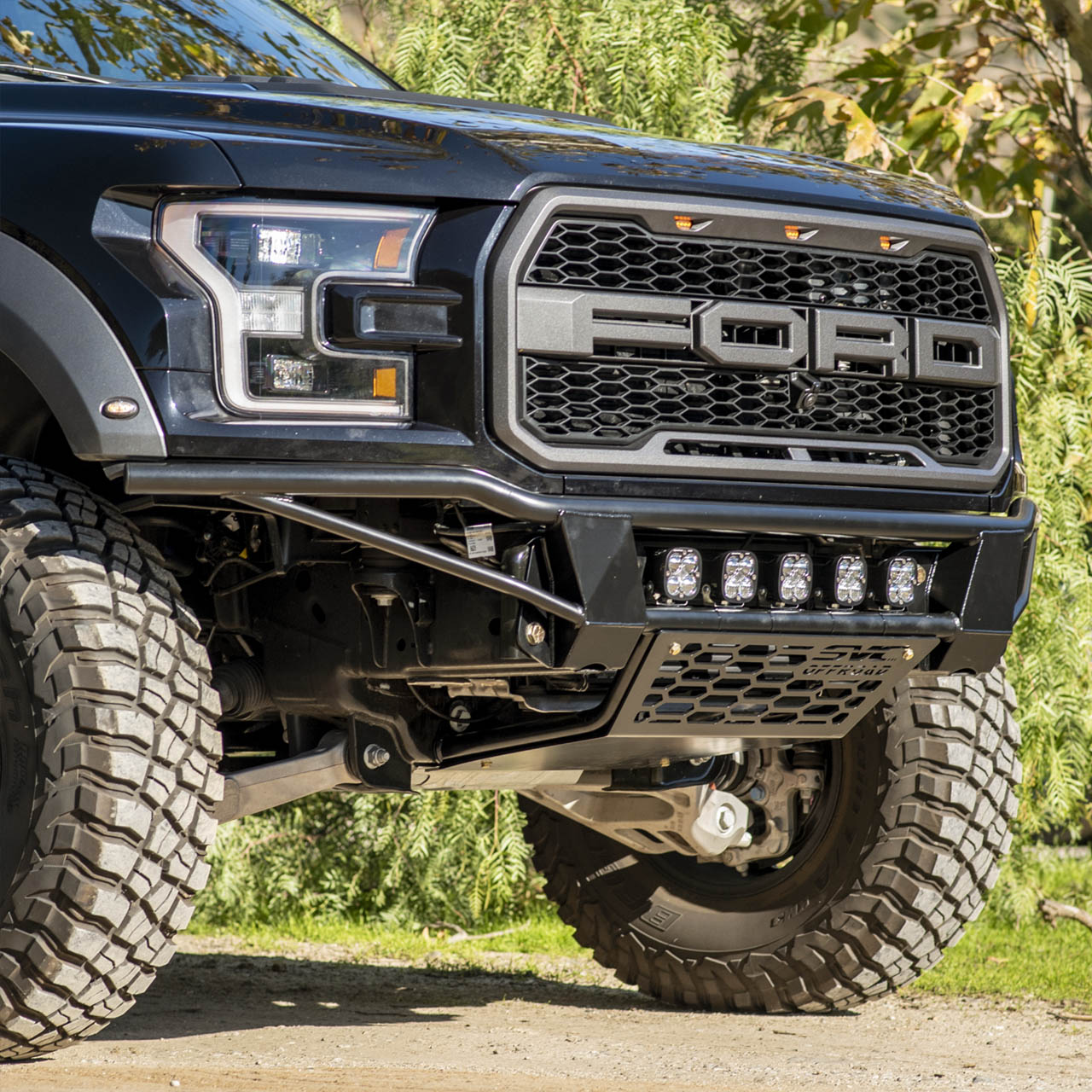 SVC Offroad Baja Flush Bolt-On Front Bumper - Gen 2 Ford Raptor - SVC Offroad