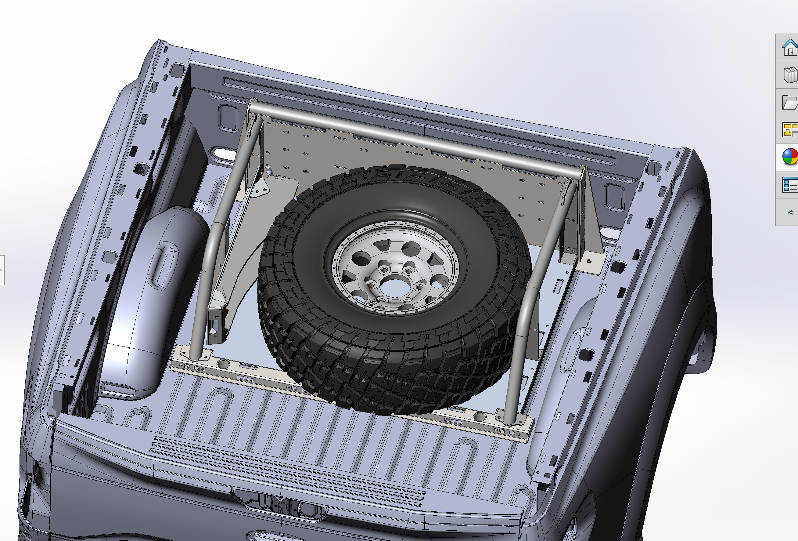 Foutz Motorsports Modular Bed Organizer 2017-2025 Ford F-150 Raptor 2023-2025 Ford F-150 Raptor R
