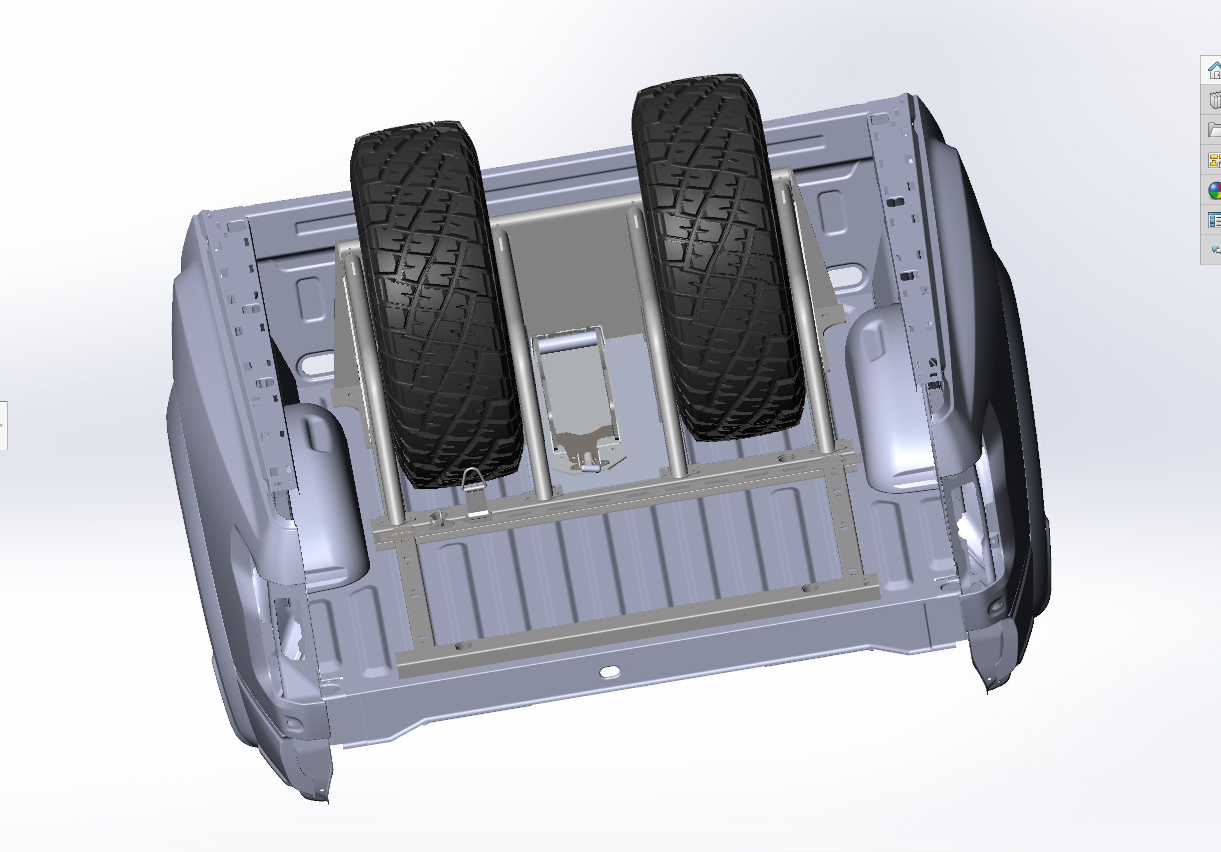 Foutz Motorsports Modular Bed Organizer 2017-2025 Ford F-150 Raptor 2023-2025 Ford F-150 Raptor R
