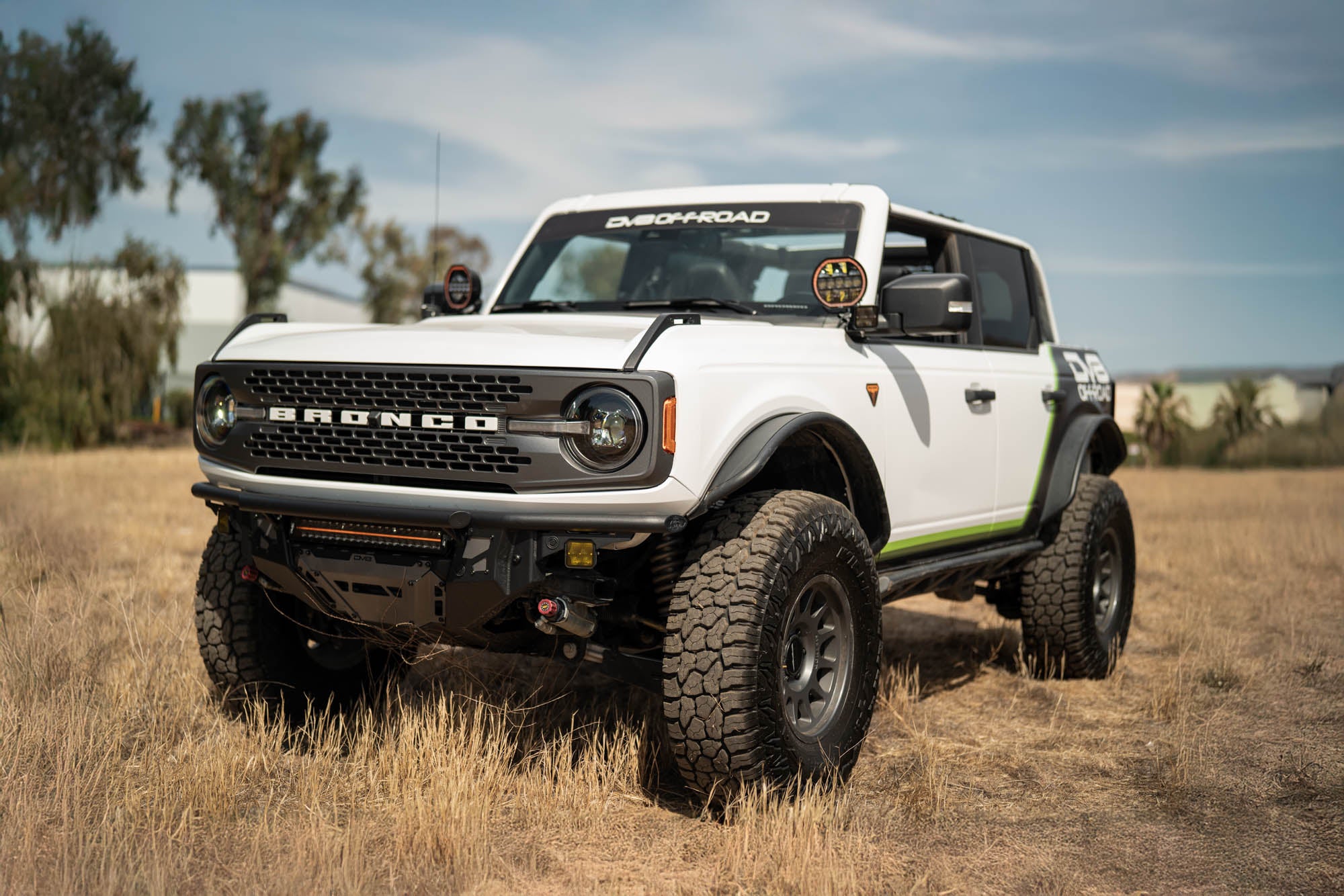 2021 2025 Ford Bronco Black Headlights DV8 Offroad