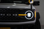 2021 2025 Ford Bronco Black Headlights DV8 Offroad