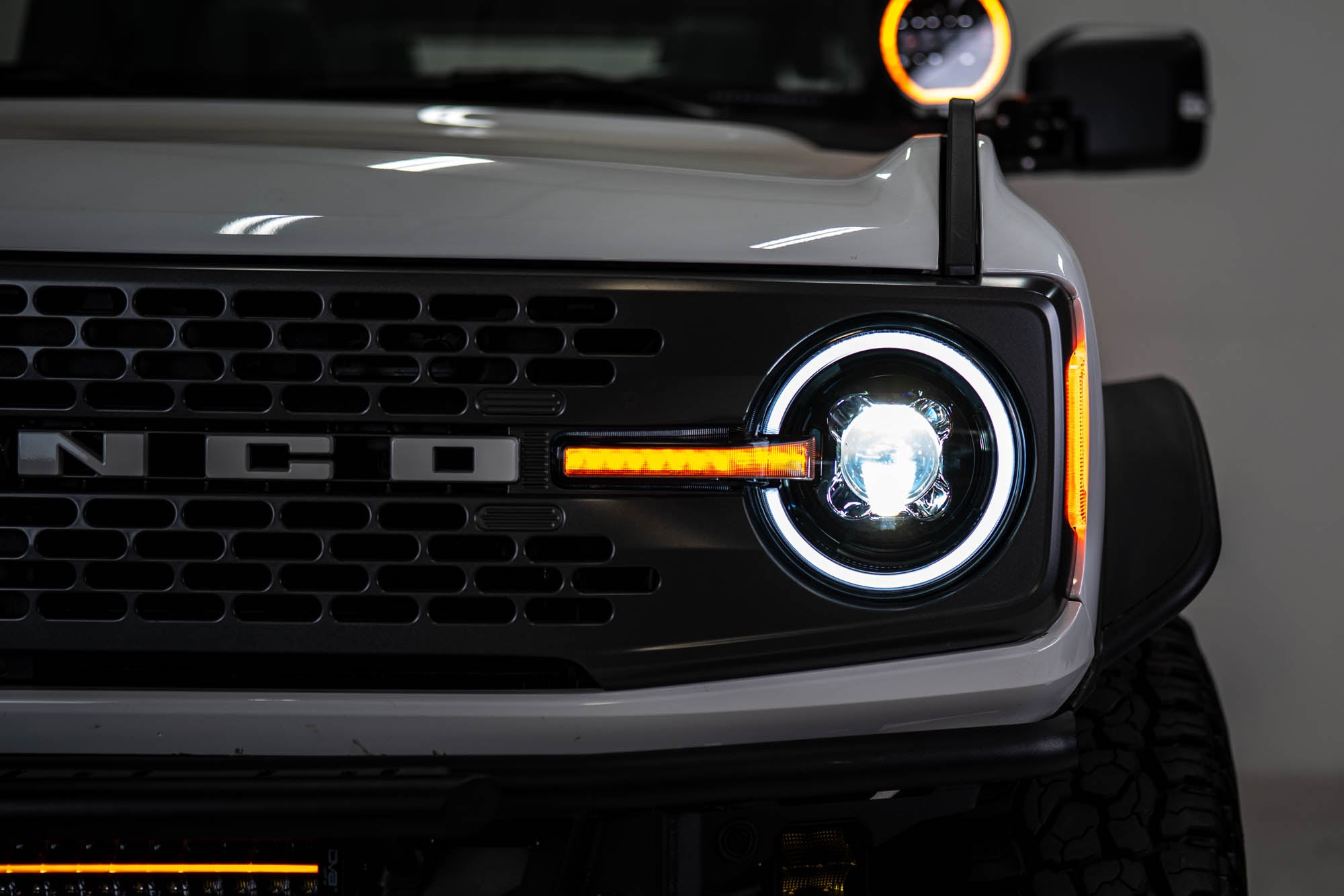 2021 2025 Ford Bronco Black Headlights DV8 Offroad