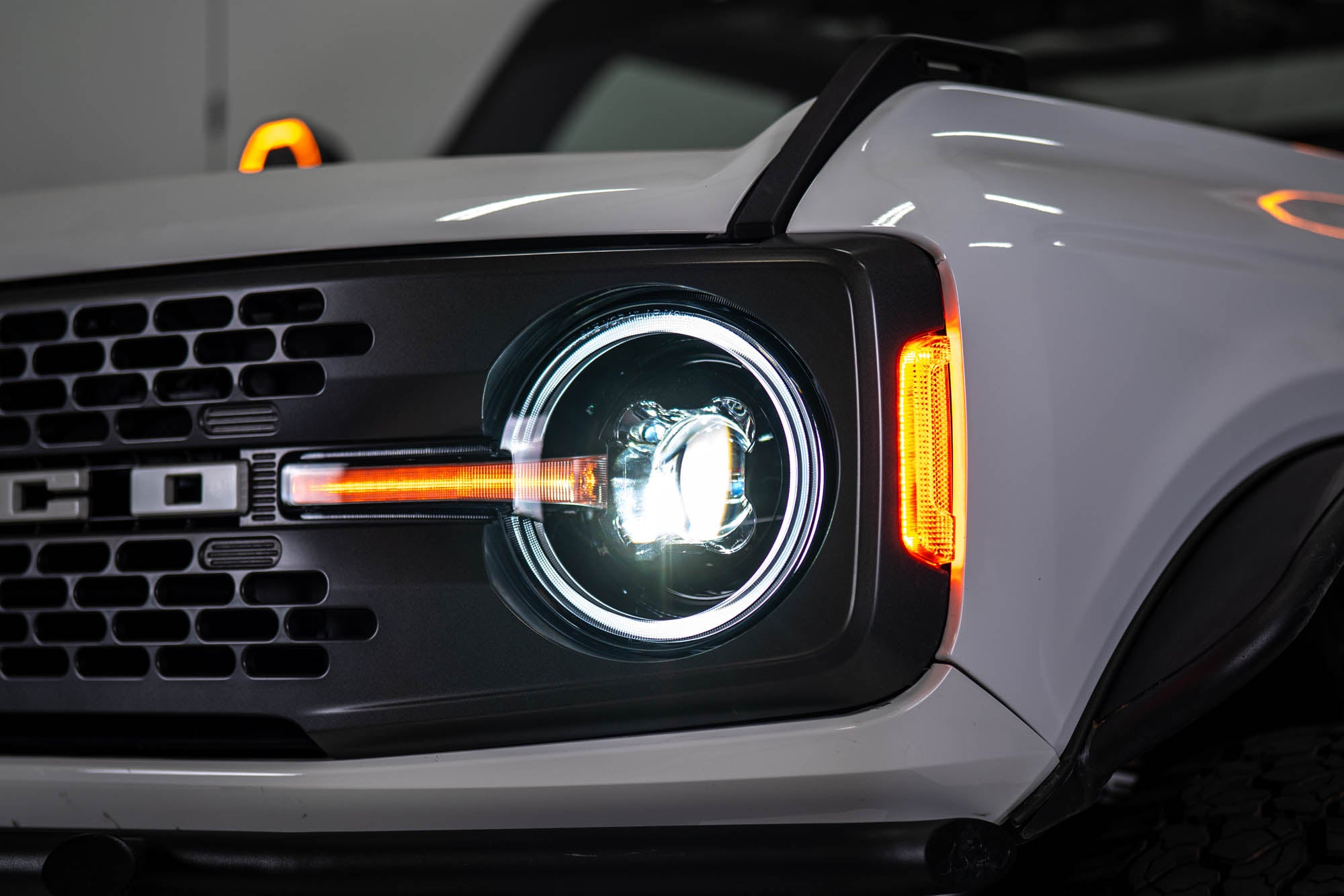 2021 2025 Ford Bronco Black Headlights DV8 Offroad