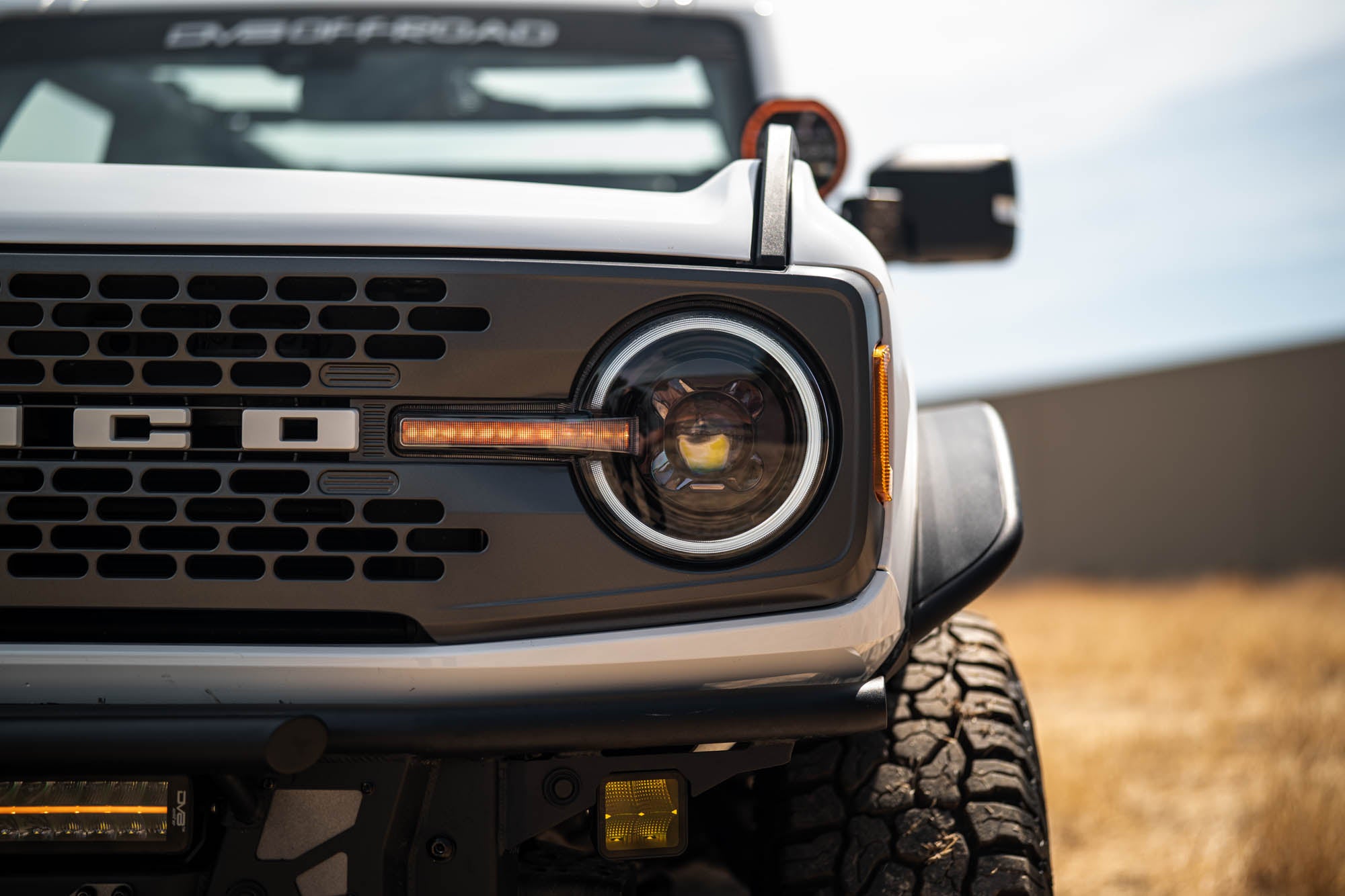 2021 2025 Ford Bronco Black Headlights DV8 Offroad