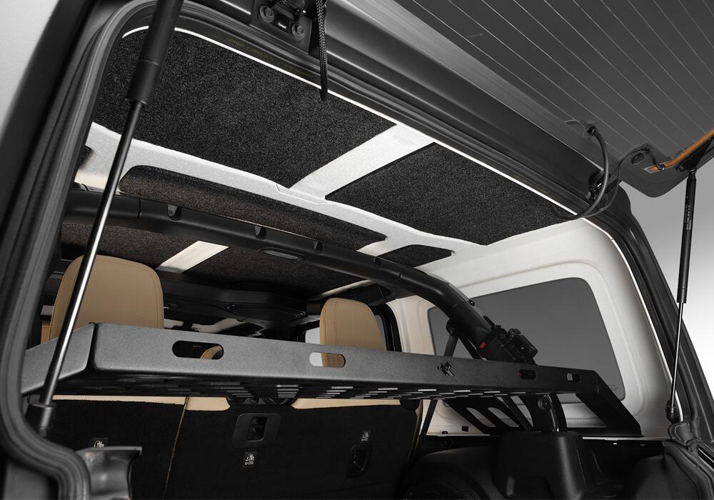 Jeep Headliner 18+ JL 2 door Headliner Kit 4 pc. Kit Intended For Hard Top Charcoal BedRug