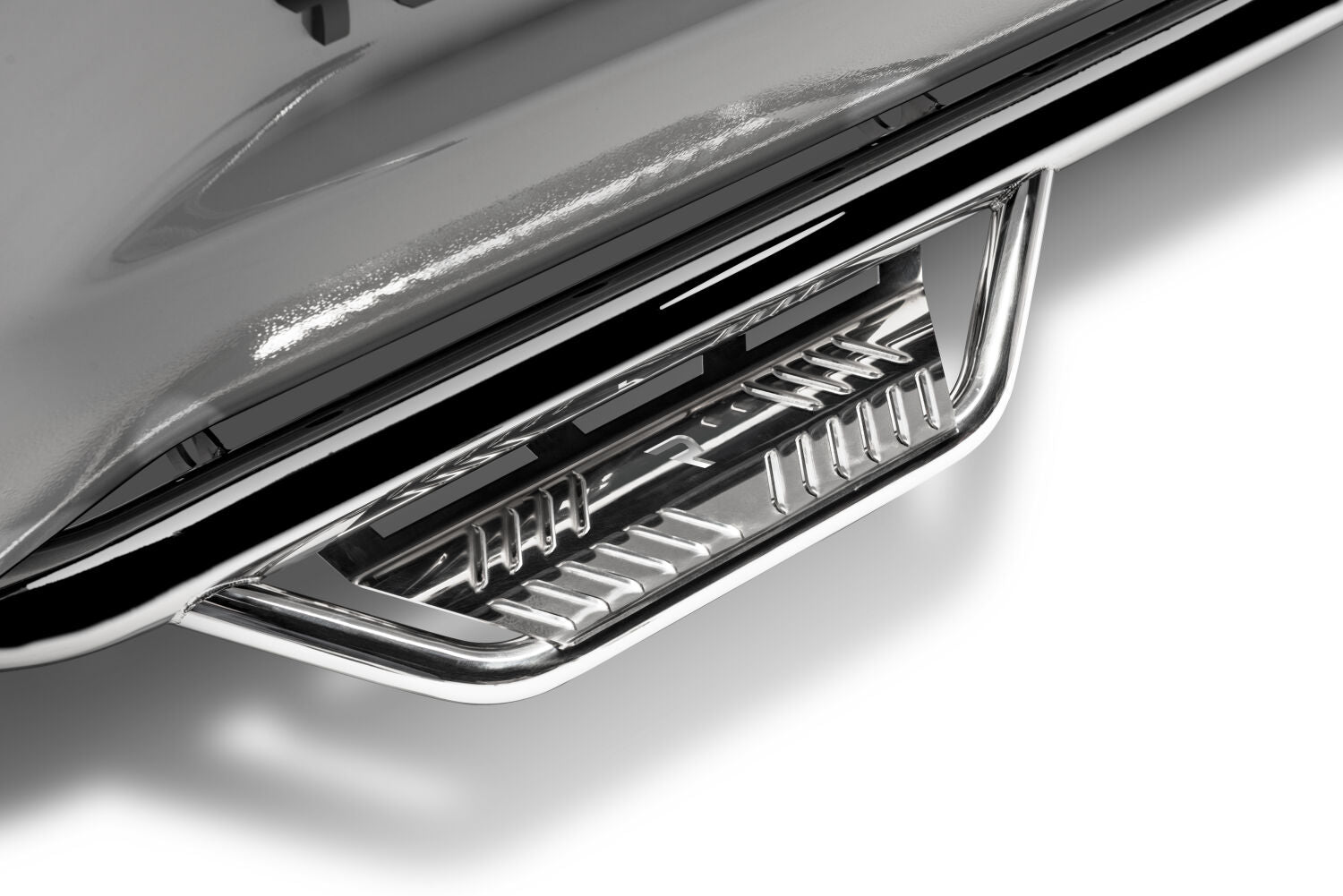 Podium Step SS Cab Length (2 Steps per Side) 3 Inch Main Tube Diameter 2009-2014 Ford F-150 SuperCrew Polished Stainless NFab