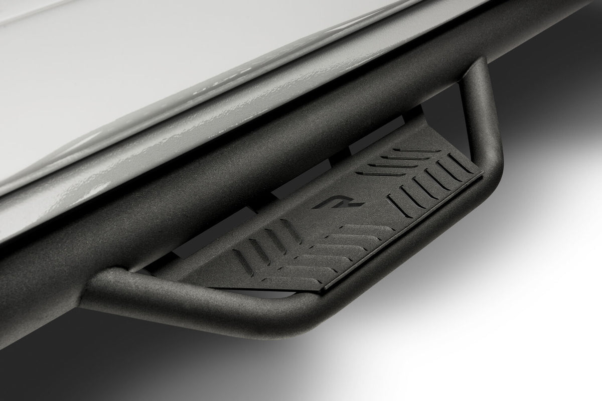 Podium Step LG Cab Length (2 Steps per Side) 3 Inch Main Tube Diameter 2017-2026 Ford F-250/350 SuperCab Textured Black NFab