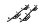 Podium Step LG Cab Length (2 Steps per Side) 3 Inch Main Tube Diameter 2005-2023 Toyota Tacoma Double Cab Textured Black NFab