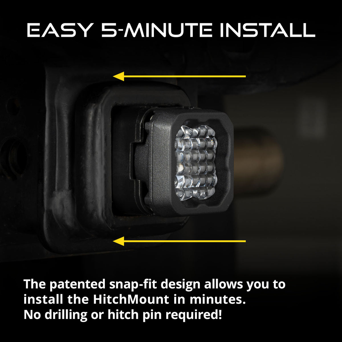 Diode Dynamics HitchMount LED Pod Reverse Kit for Ford F-150 2021-2025 C1R