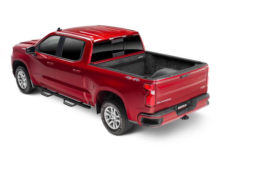 Impact Bedliner 19+ (New Body Style) Silverado/Sierra 5' 8 inch Bed Without Multi-Pro Tailgate Without Carbonpro Bed Charcoal BedRug