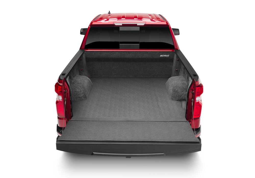 Impact Bedliner 19+ (New Body Style) Silverado/Sierra 5' 8 inch Bed Without Multi-Pro Tailgate Without Carbonpro Bed Charcoal BedRug