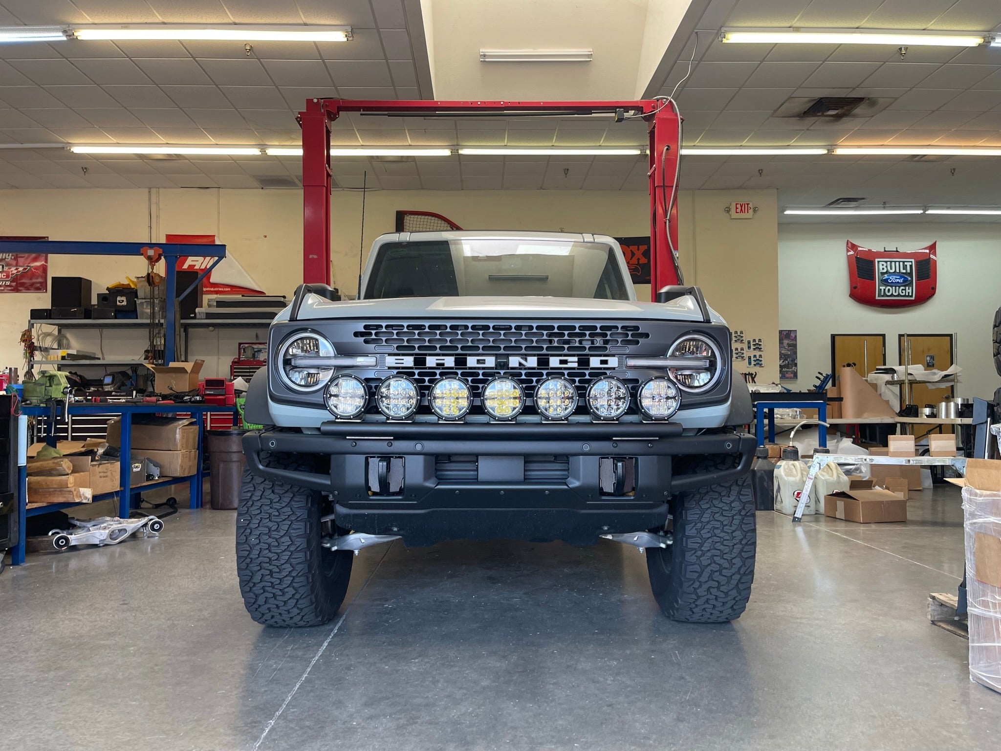 Foutz Motorsports Front Light Mount Kit for Stock Front Bumper 2021-2026 Ford Bronco
