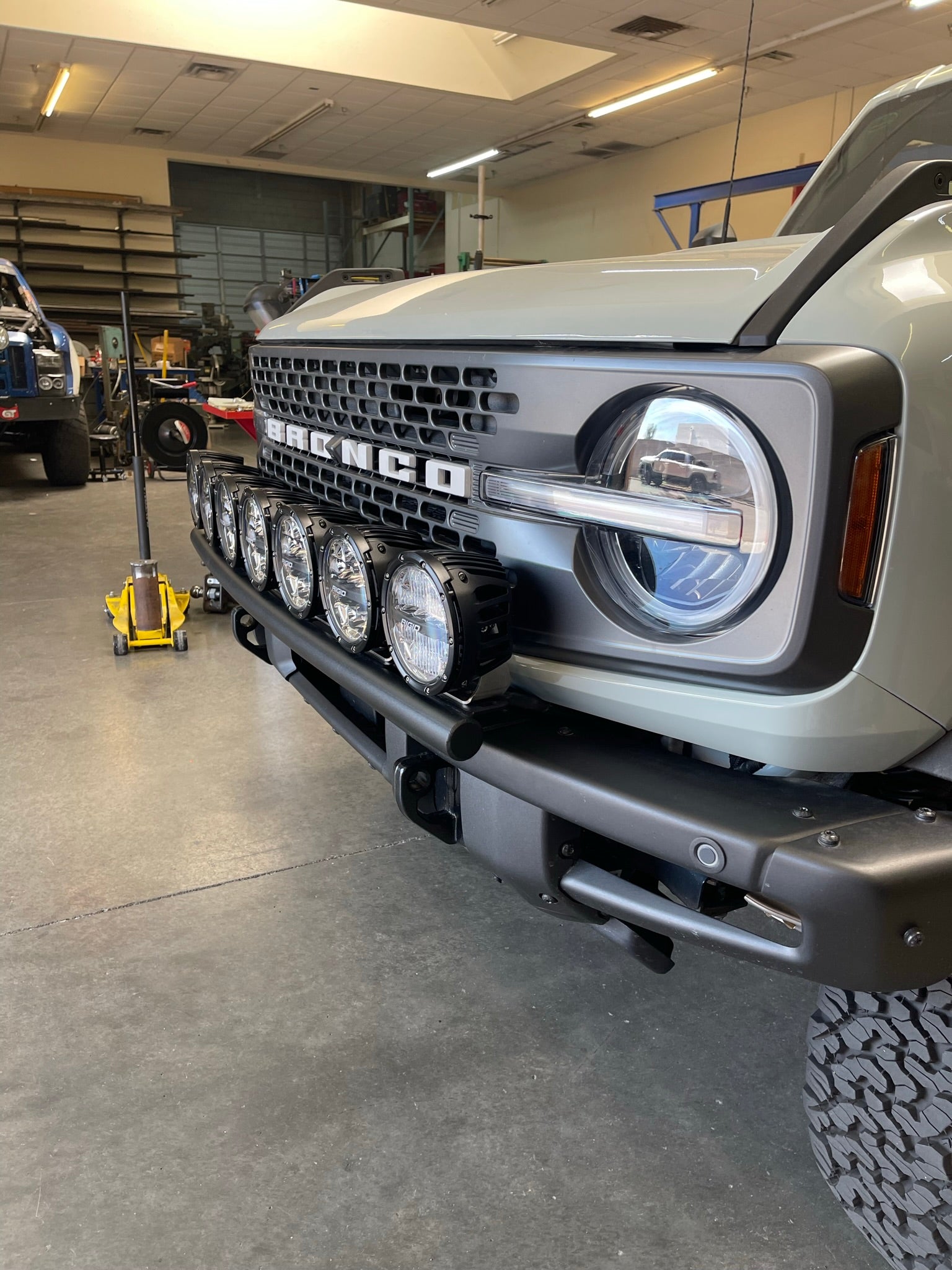 Foutz Motorsports Front Light Mount Kit for Stock Front Bumper 2021-2026 Ford Bronco