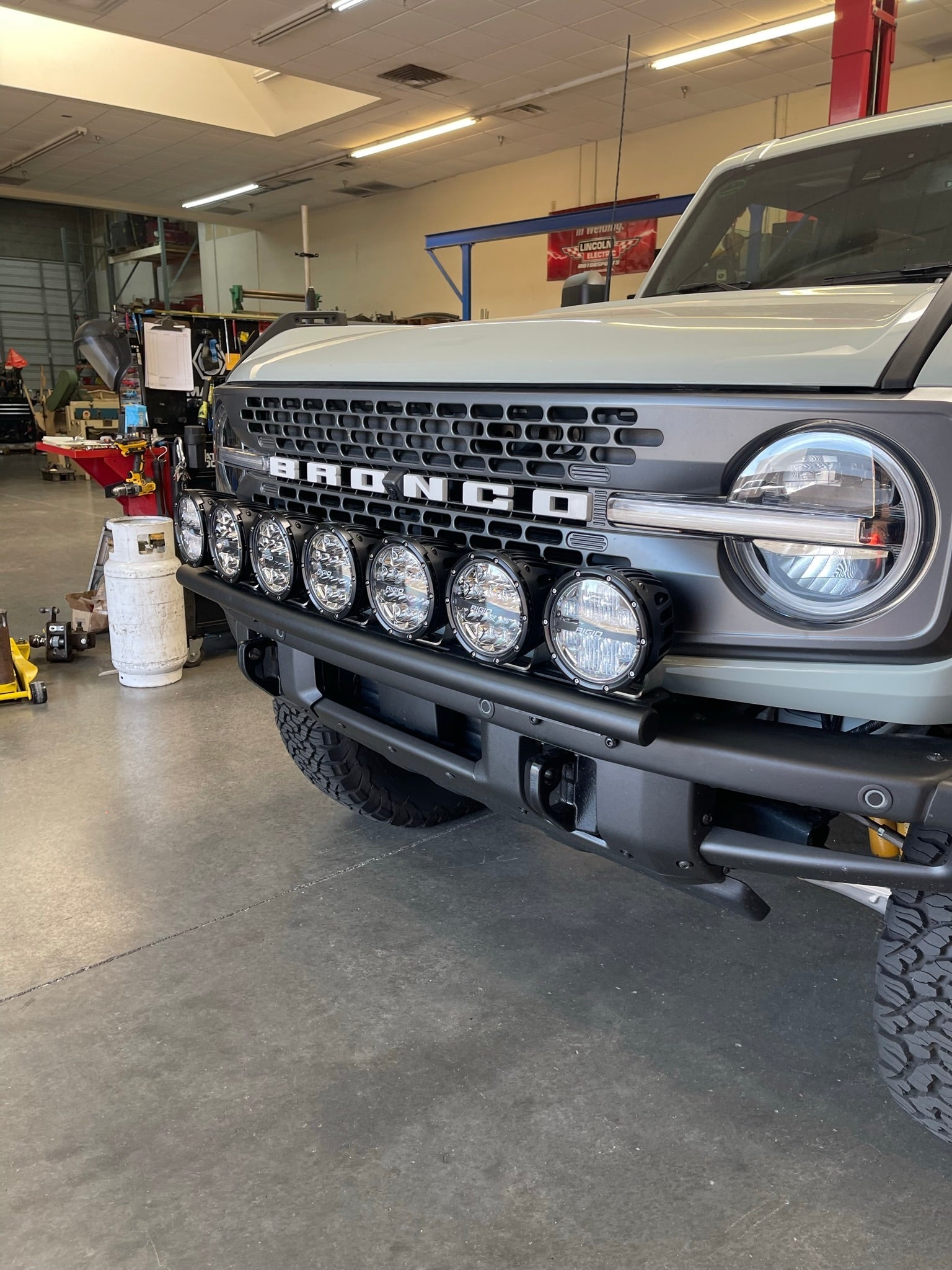 Foutz Motorsports Front Light Mount Kit for Stock Bumper 2022-2026 Ford Bronco Raptor