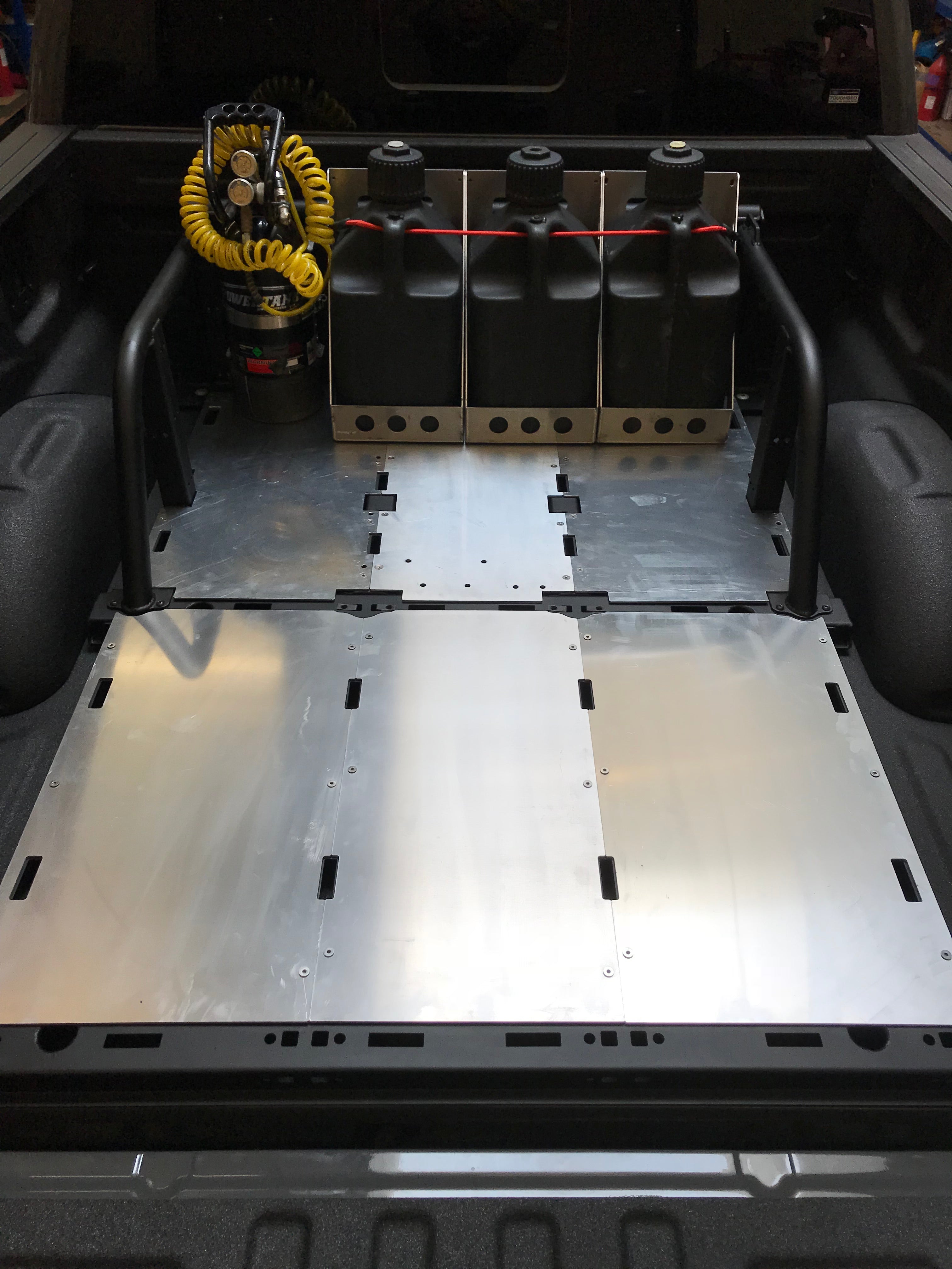 Foutz Motorsports Modular Bed Organizer 2017-2025 Ford F-150 Raptor 2023-2025 Ford F-150 Raptor R