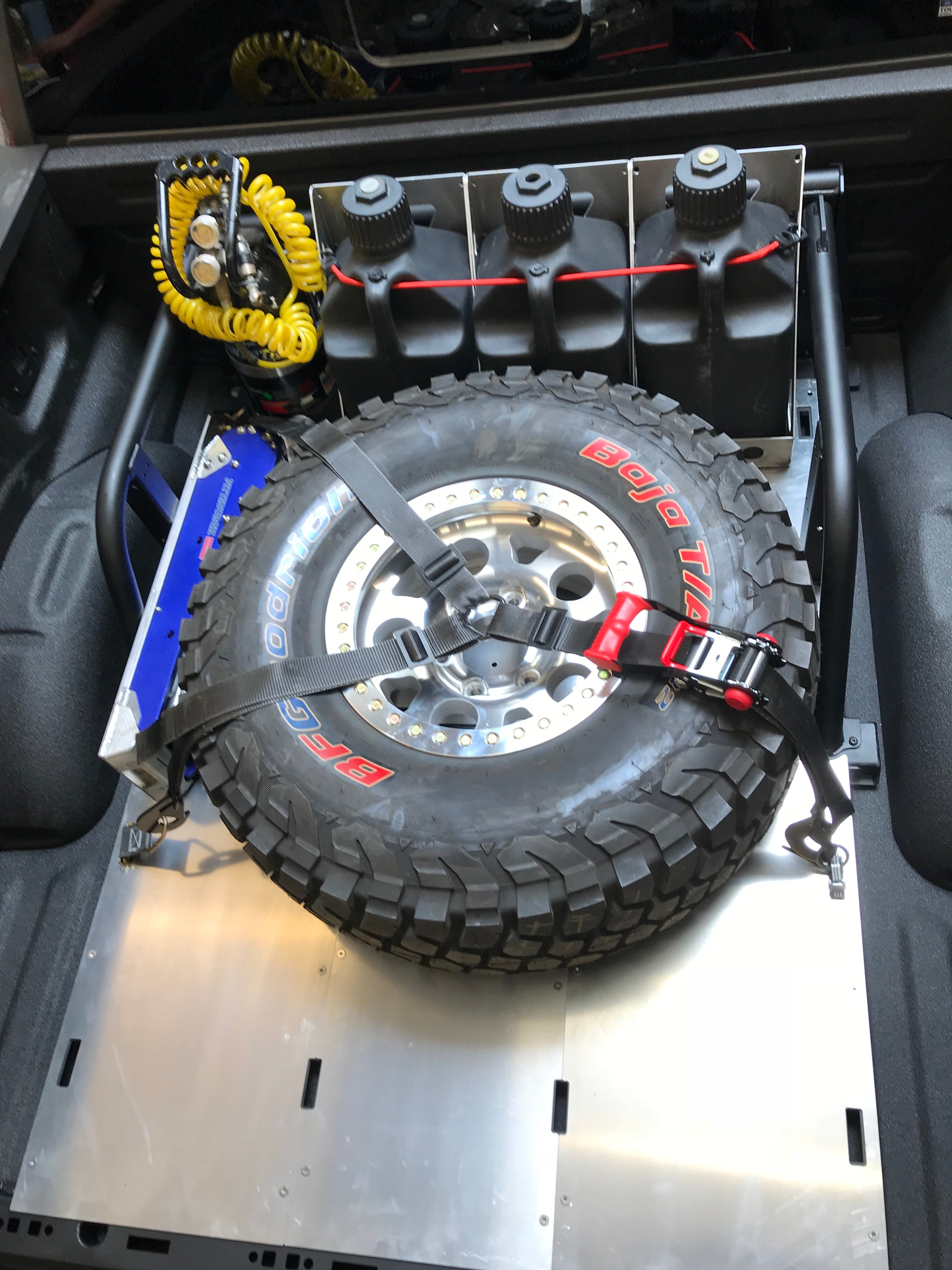 Foutz Motorsports Modular Bed Organizer 2017-2025 Ford F-150 Raptor 2023-2025 Ford F-150 Raptor R