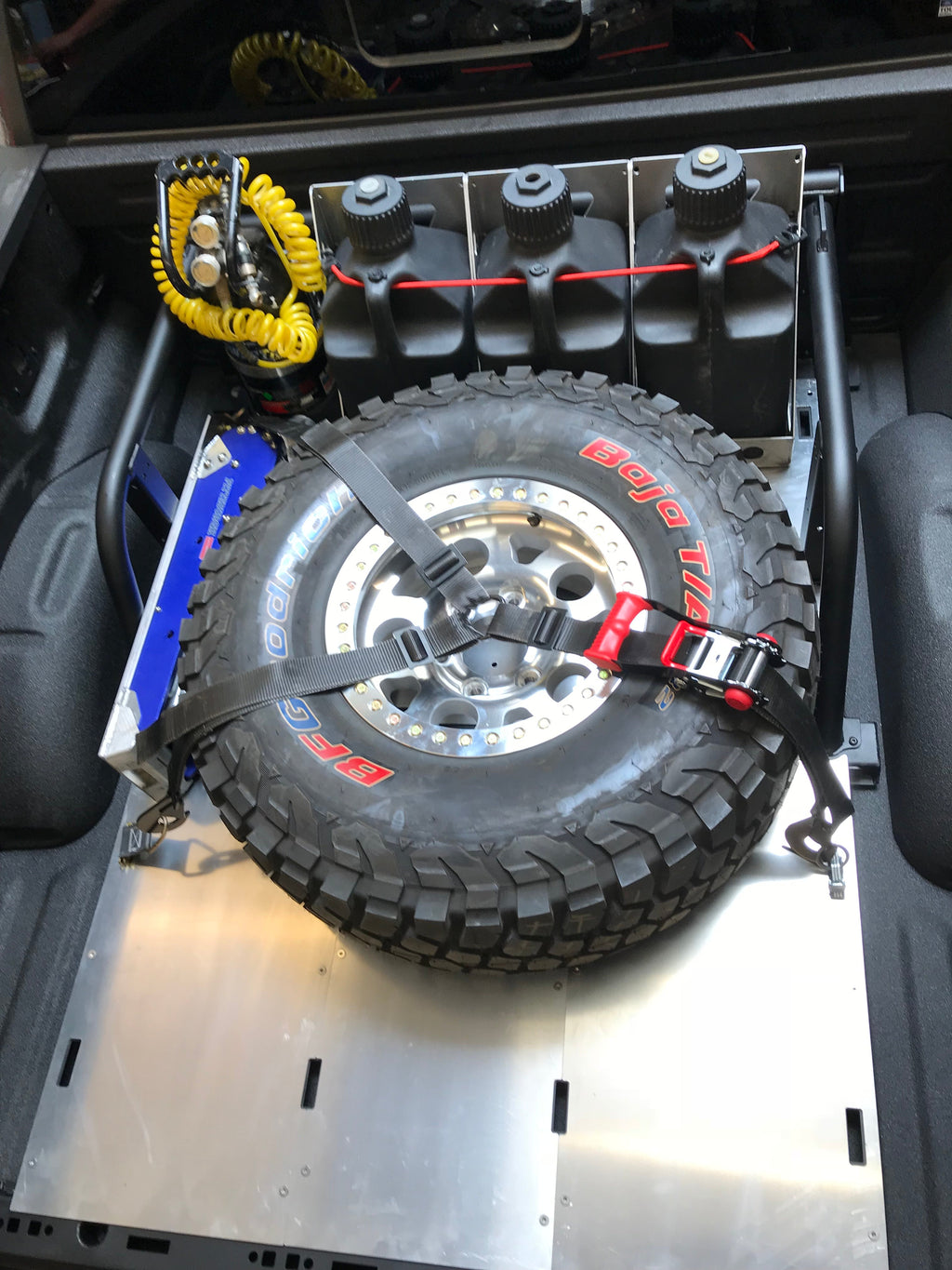 Foutz Motorsports 20" Rear Travel Bed Organizer kit 2017-2020 Ford F-150 Raptor