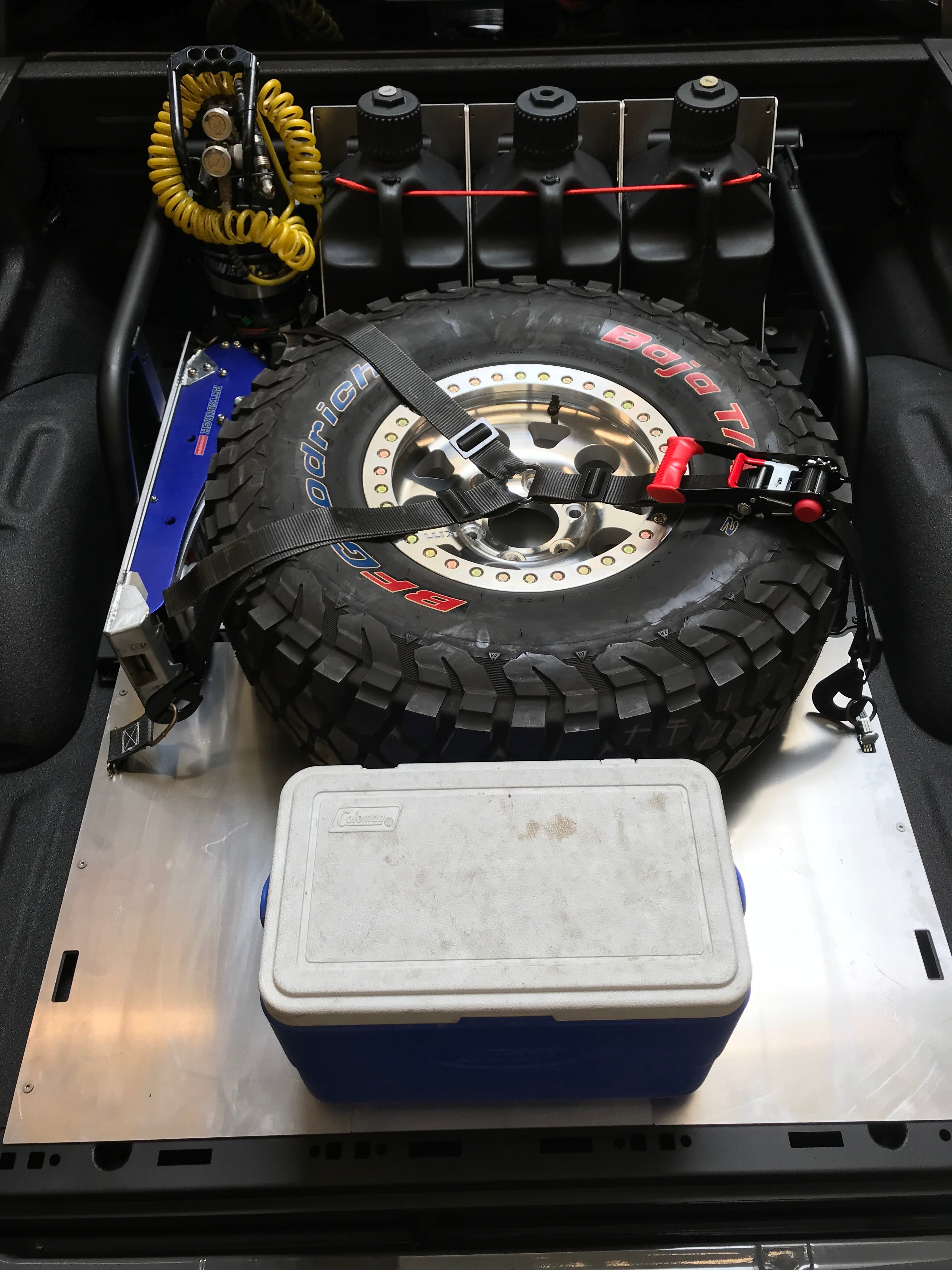 Foutz Motorsports 20" Rear Travel Bed Organizer kit 2017-2020 Ford F-150 Raptor