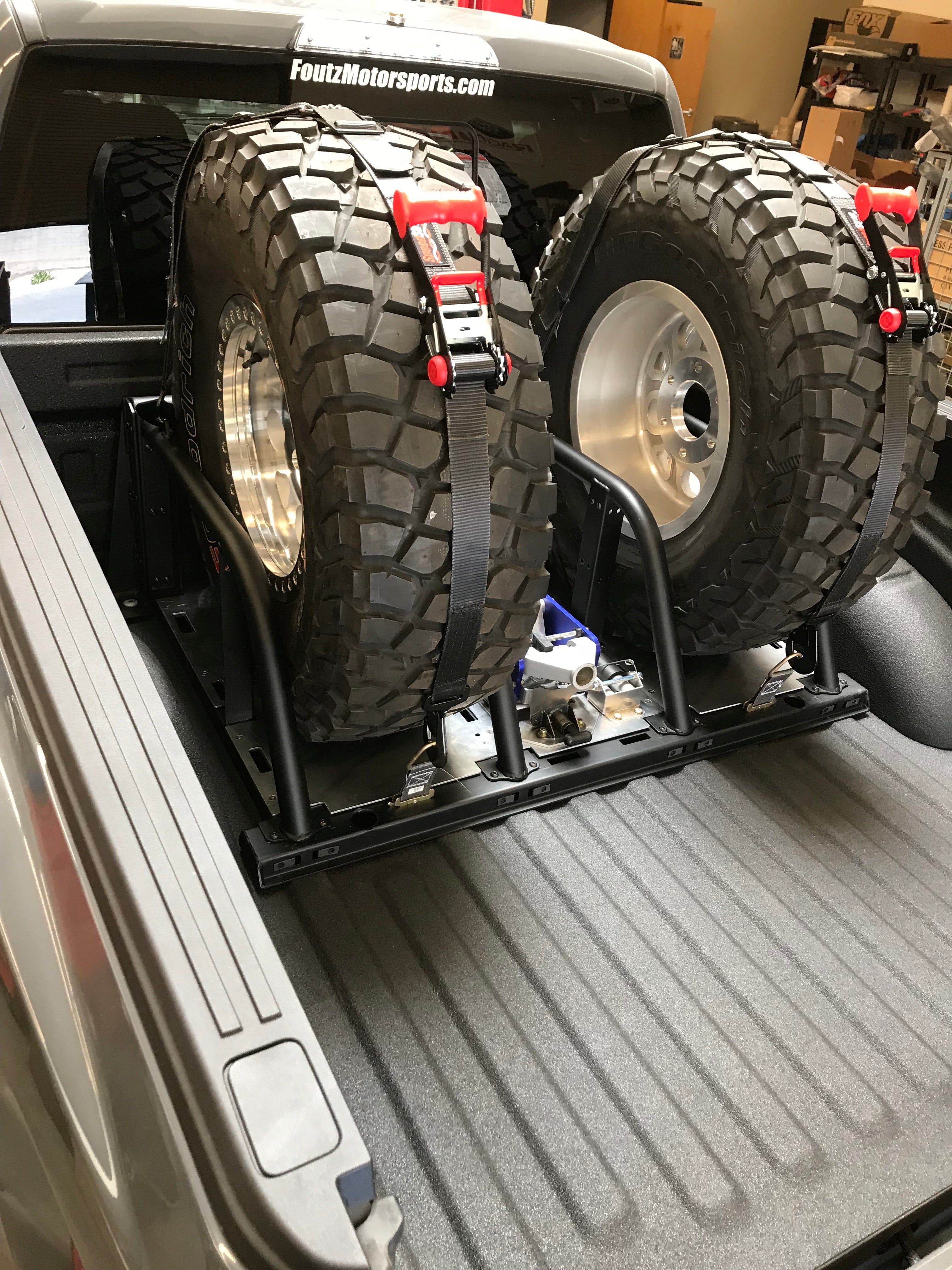 Foutz Motorsports Modular Bed Organizer 2017-2025 Ford F-150 Raptor 2023-2025 Ford F-150 Raptor R
