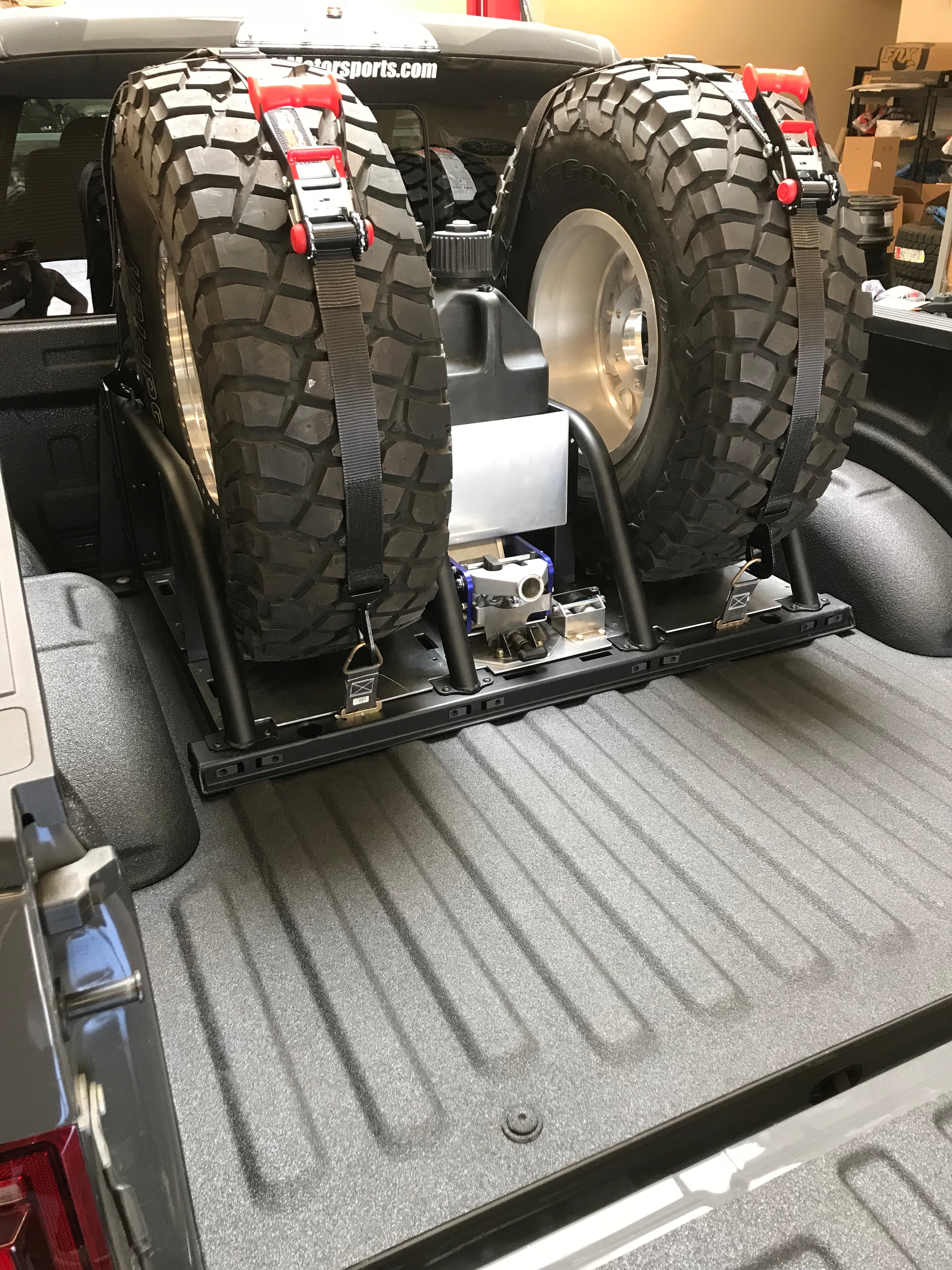 Foutz Motorsports Modular Bed Organizer 2017-2025 Ford F-150 Raptor 2023-2025 Ford F-150 Raptor R