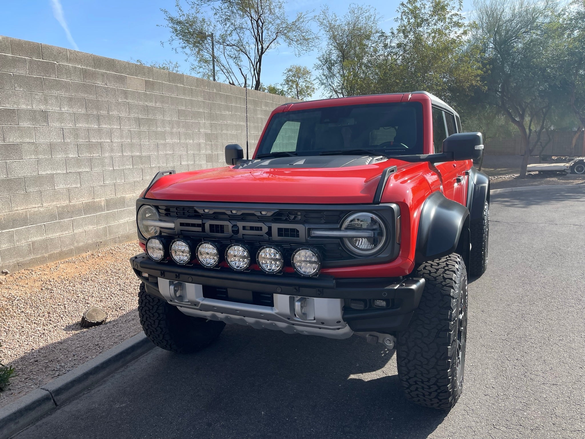Foutz Motorsports Front Light Mount Kit for Stock Front Bumper 2021-2026 Ford Bronco