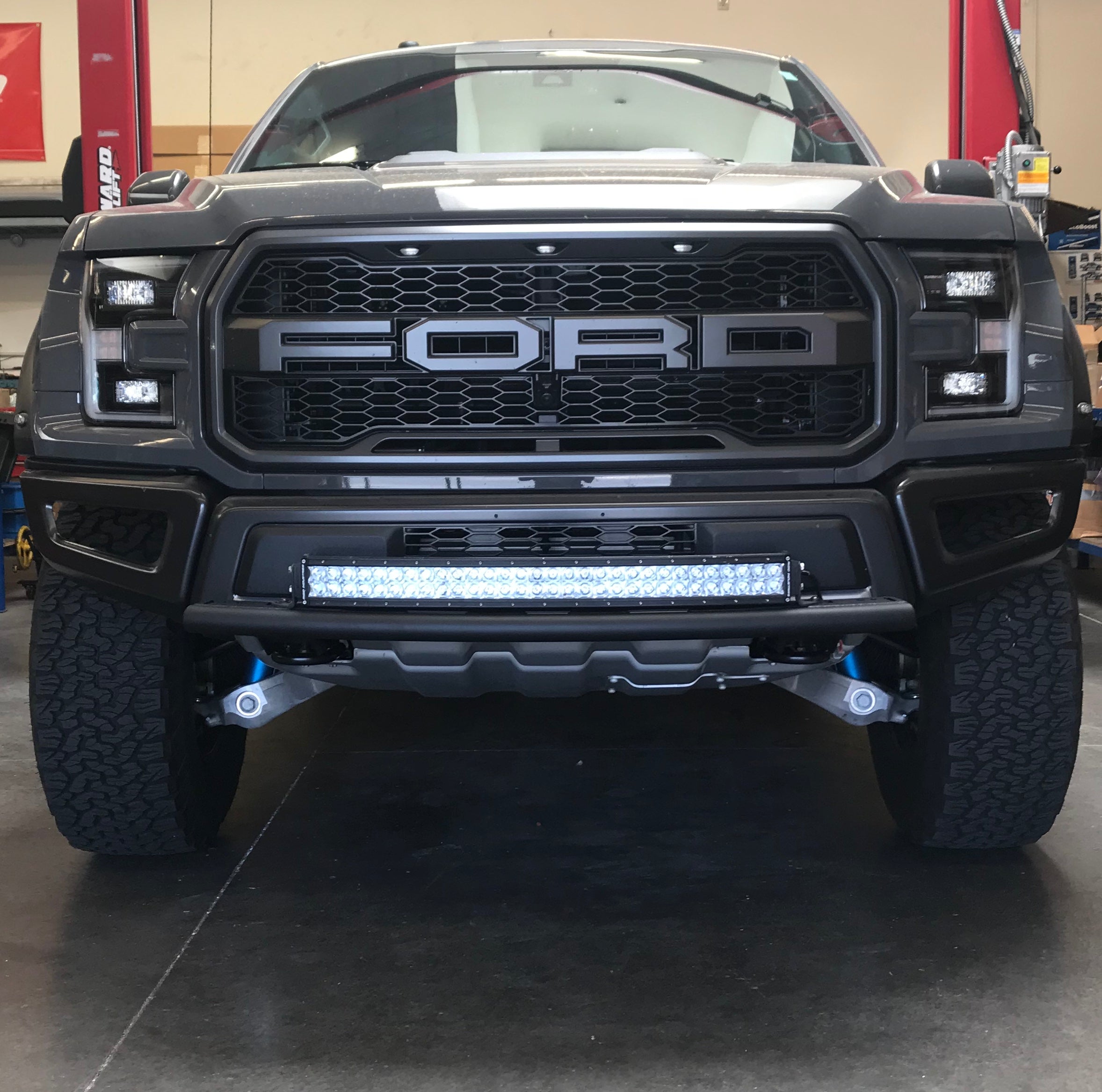 Foutz Motorsports Single Tube Light Mount - stock bumper 2015-2026 Ford F-150 2017-2026 Ford F-150 Raptor 2023-2026 Ford F-150 Raptor R