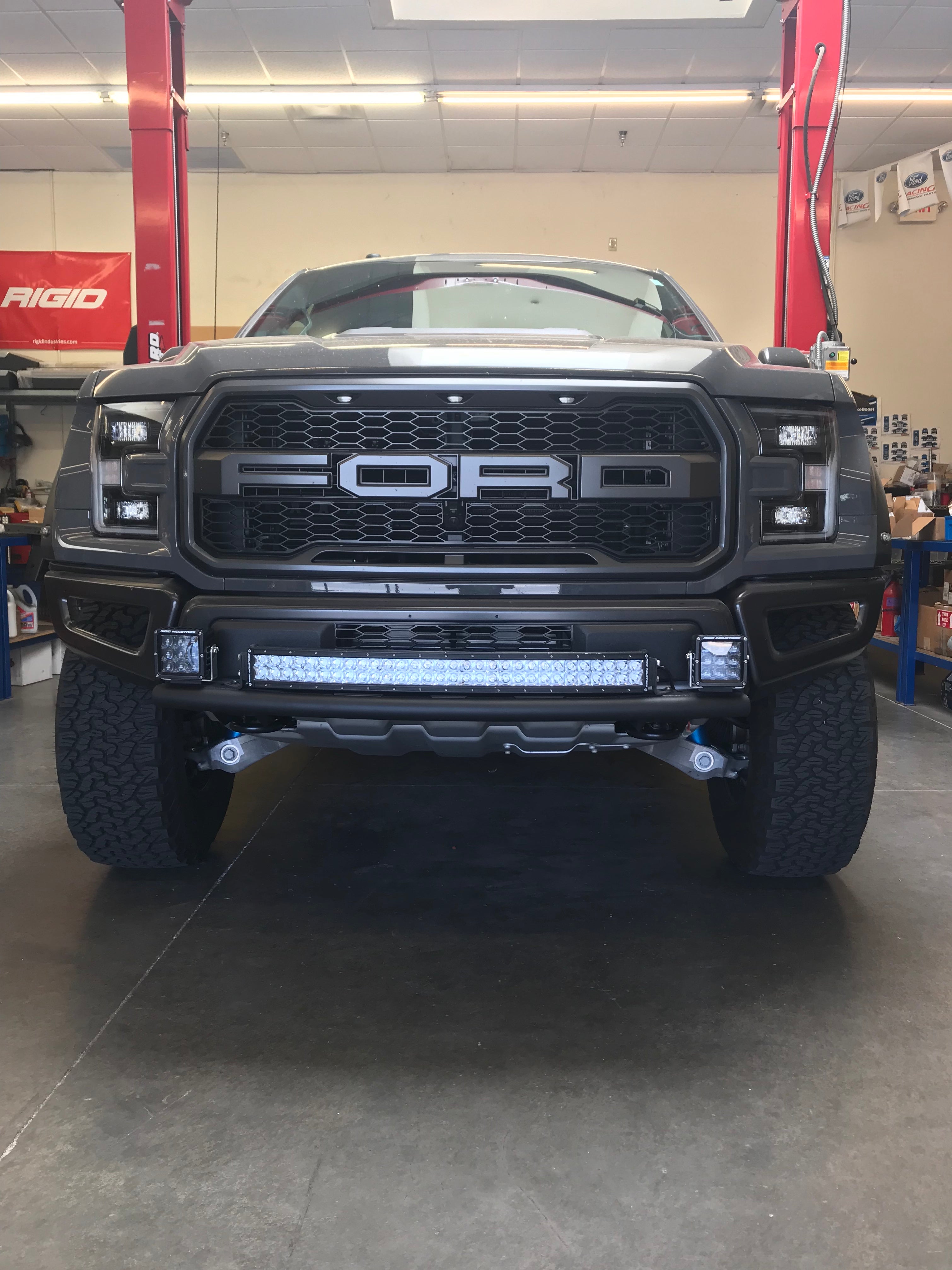 Foutz Motorsports Single Tube Light Mount - stock bumper 2015-2026 Ford F-150 2017-2026 Ford F-150 Raptor 2023-2026 Ford F-150 Raptor R