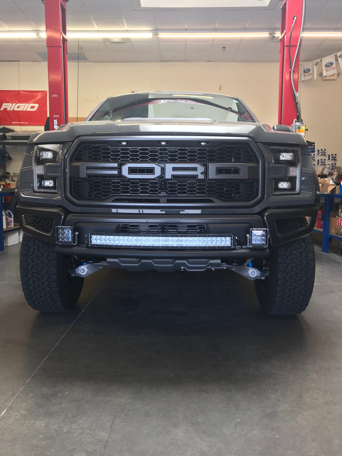 Foutz Motorsports Single Tube Light Mount - stock bumper 2015-2026 Ford F-150 2017-2026 Ford F-150 Raptor 2023-2026 Ford F-150 Raptor R