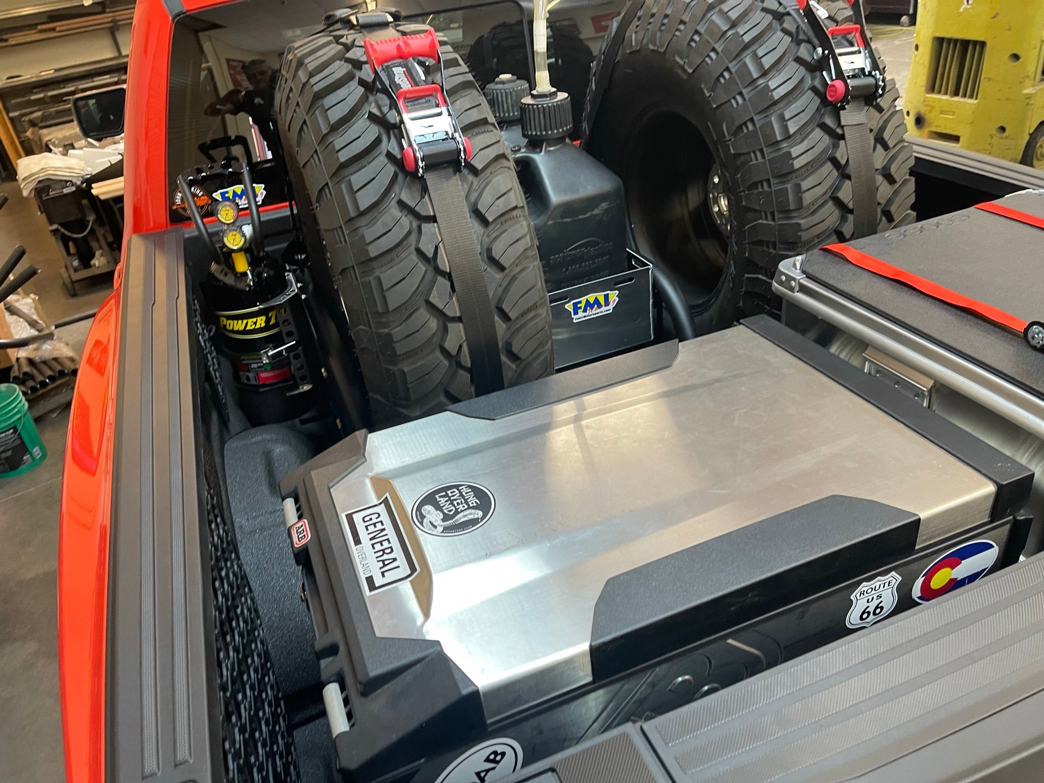 Foutz Motorsports Modular Bed Organizer with Slide Out Cargo Tray 2017-2024 Ford F-150 Raptor 2023-2024 Ford F-150 Raptor R
