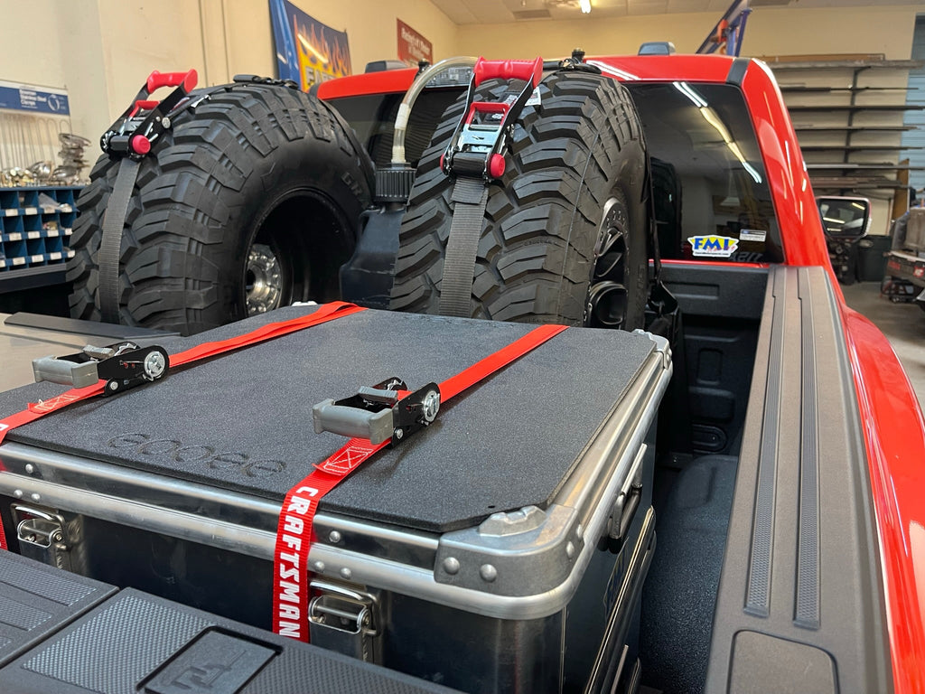 Foutz Motorsports Modular Bed Organizer with Slide Out Cargo Tray 2017-2024 Ford F-150 Raptor 2023-2024 Ford F-150 Raptor R