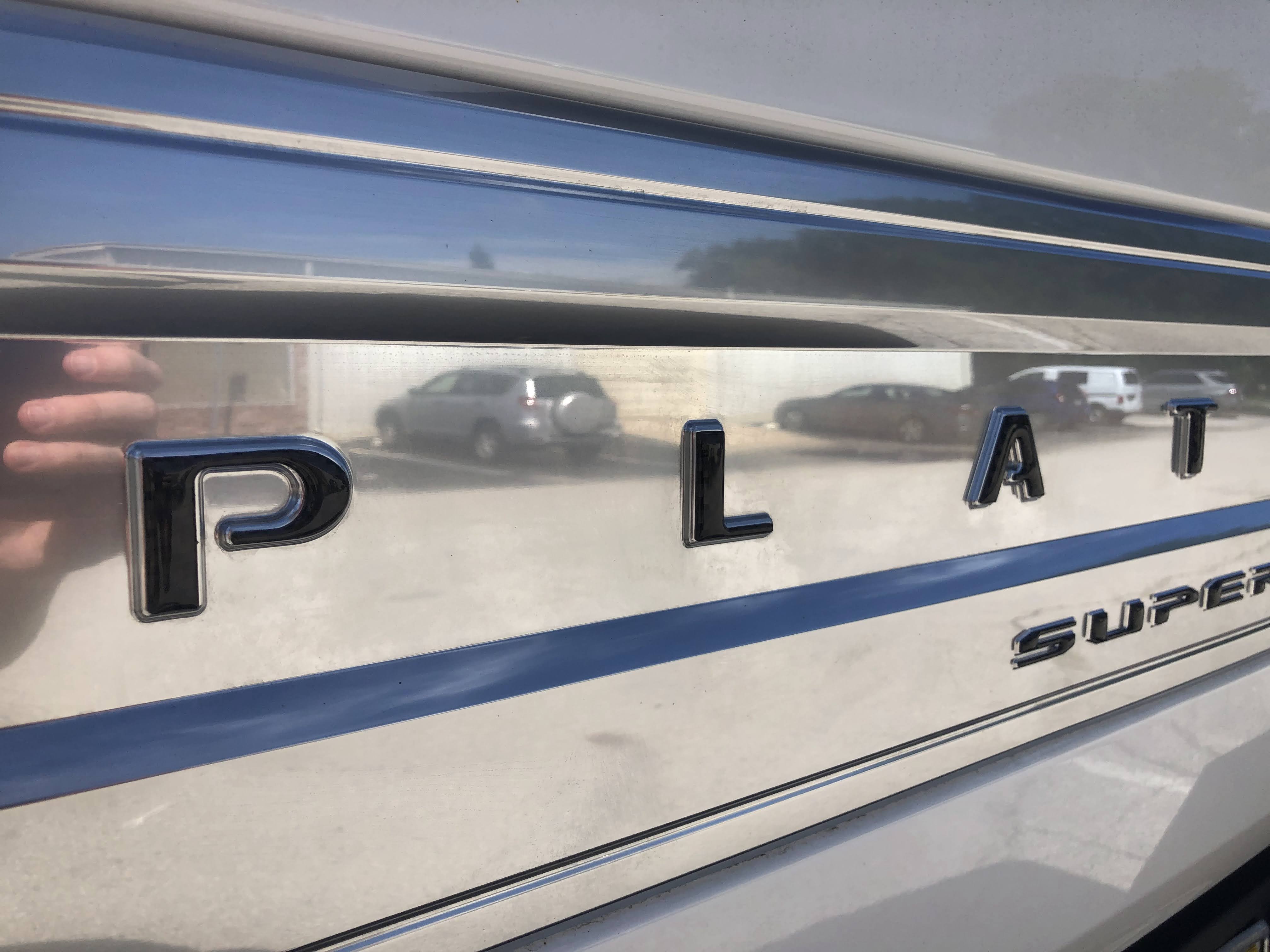 Platinum Tailgate Letter Overlays Fits 2020-2022 Ford Super Duty