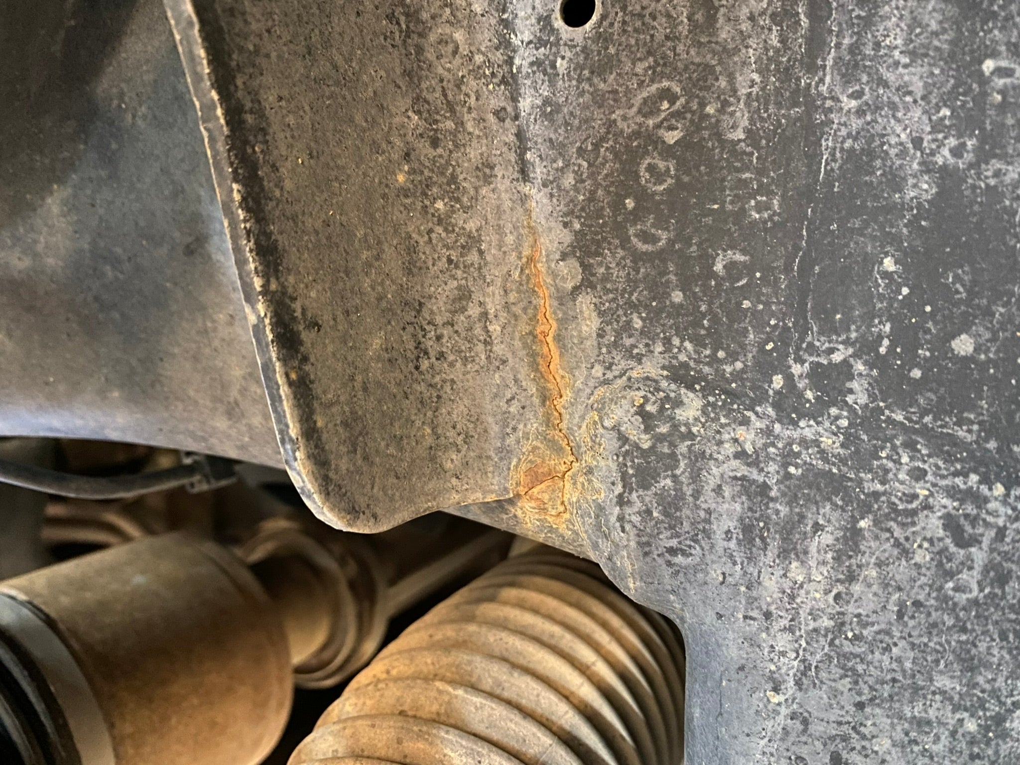 Foutz Motorsports spring tower corner weld in support gusset 2017-2020 Ford F-150 Raptor