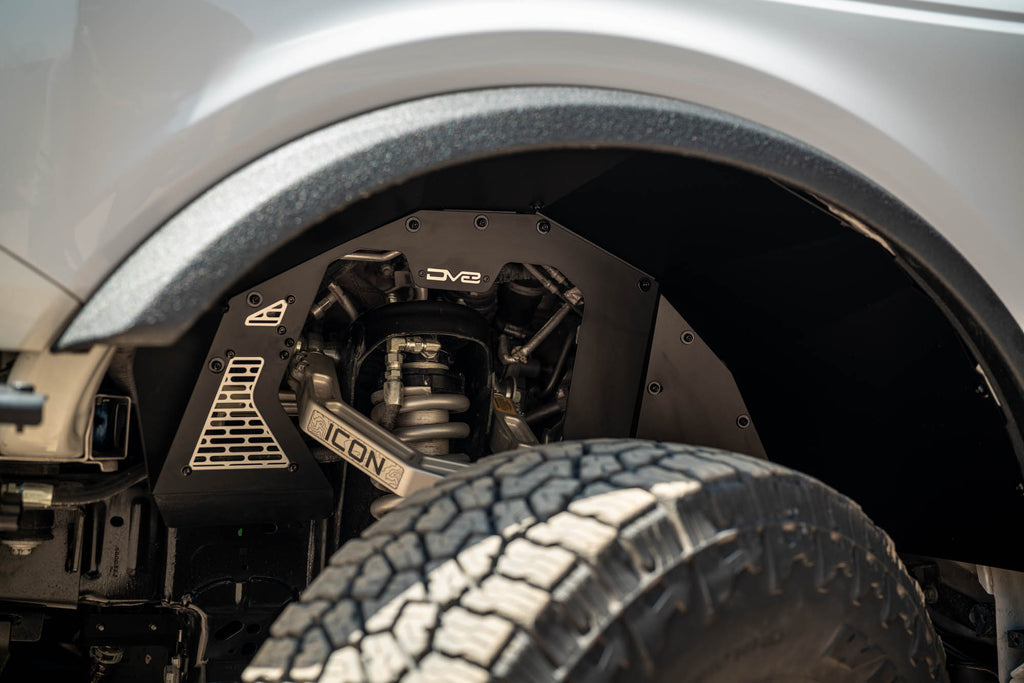 2021 2025 Ford Bronco Addictive Desert Designs Front Inner Fenders DV8 Offroad