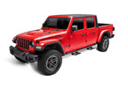 RKR Step System Full Length (1 Step Mount/1 Step per Side) 1.75 Inch Rails 2020-2025 Jeep Gladiator JT 4-Door Textured Black NFab