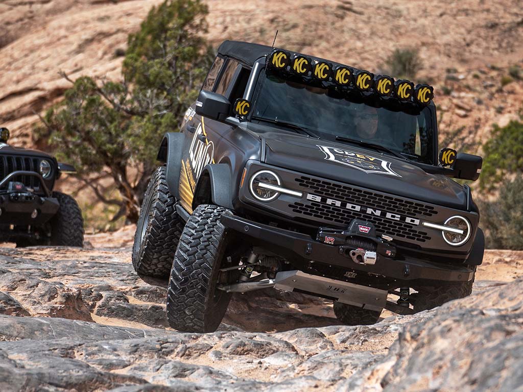 21-23 Bronco Hoss 1.0 Pkg 1.375-3 Inch Lift Stage 2 Suspension System Tubular Icon Vehicle Dynamics