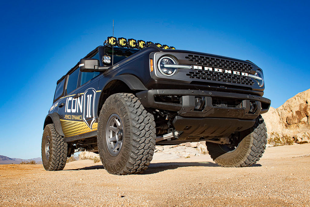 2021-2023 Ford Bronco Non-Sasquatch 3-4 Inch Lift Stage 8 Suspension System Billet Icon Vehicle Dynamics